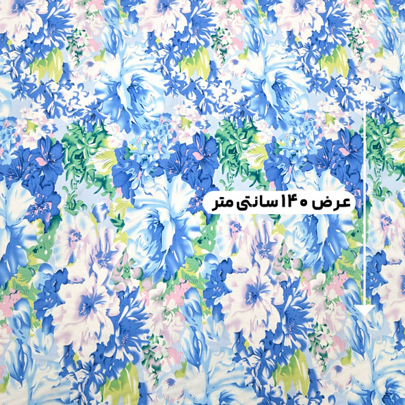 پارچه نخی گلدار رنگ 802