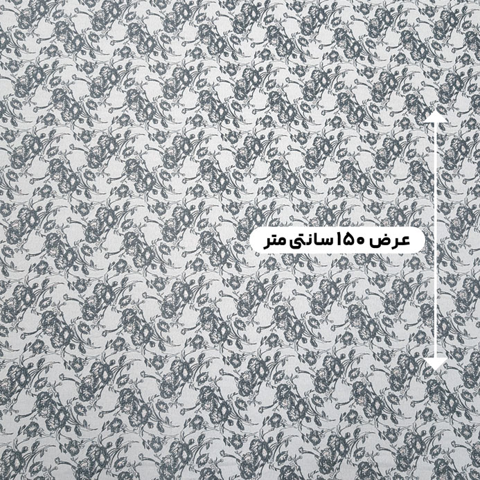 پارچه ژاکارد پنبه لمه 2003 رنگ طوسی 