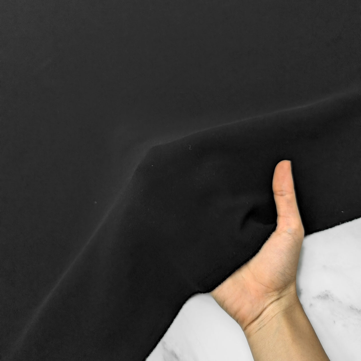 پارچه کرپ سونیا مشکی رنگ مشکی 