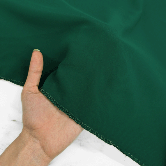 پارچه کرپ سیلک مارینا رنگ یشمی