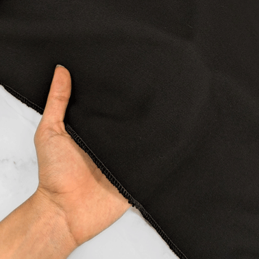 پارچه شانتون نخ رنگ مشکی 