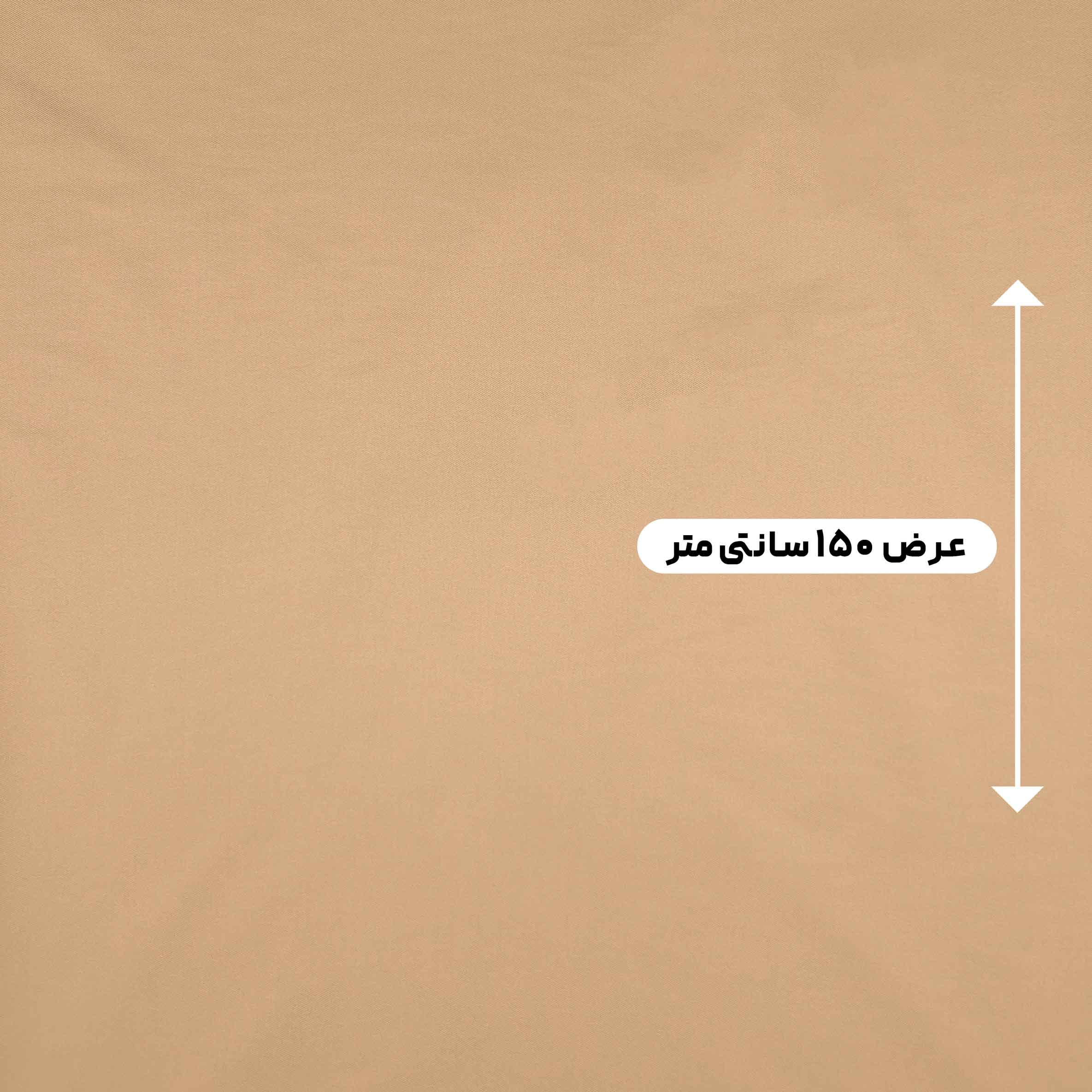 پارچه کتان کجراه بارانی رنگ کاراملی 3 