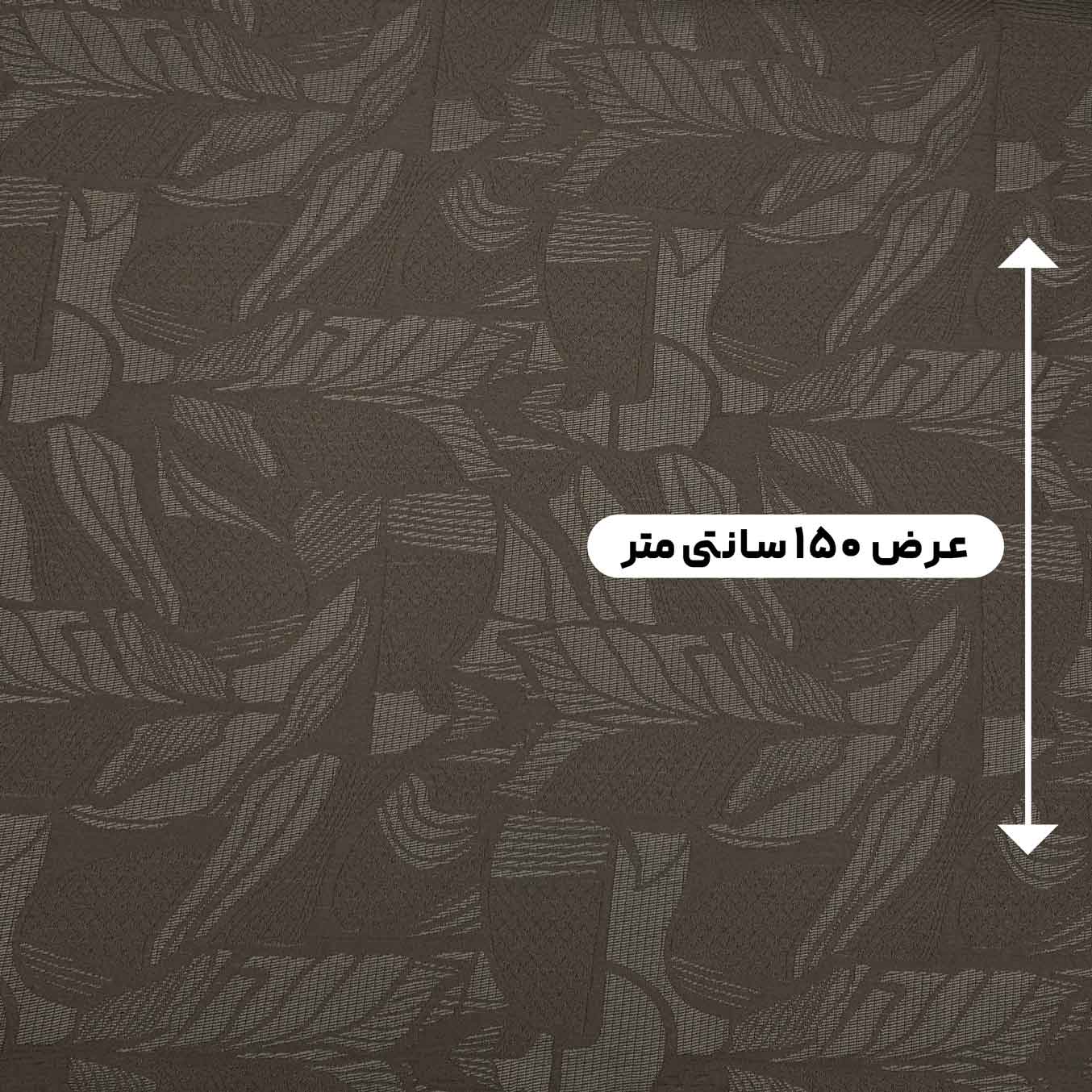 پارچه ژاکارد کتان 210 رنگ موشی 3 