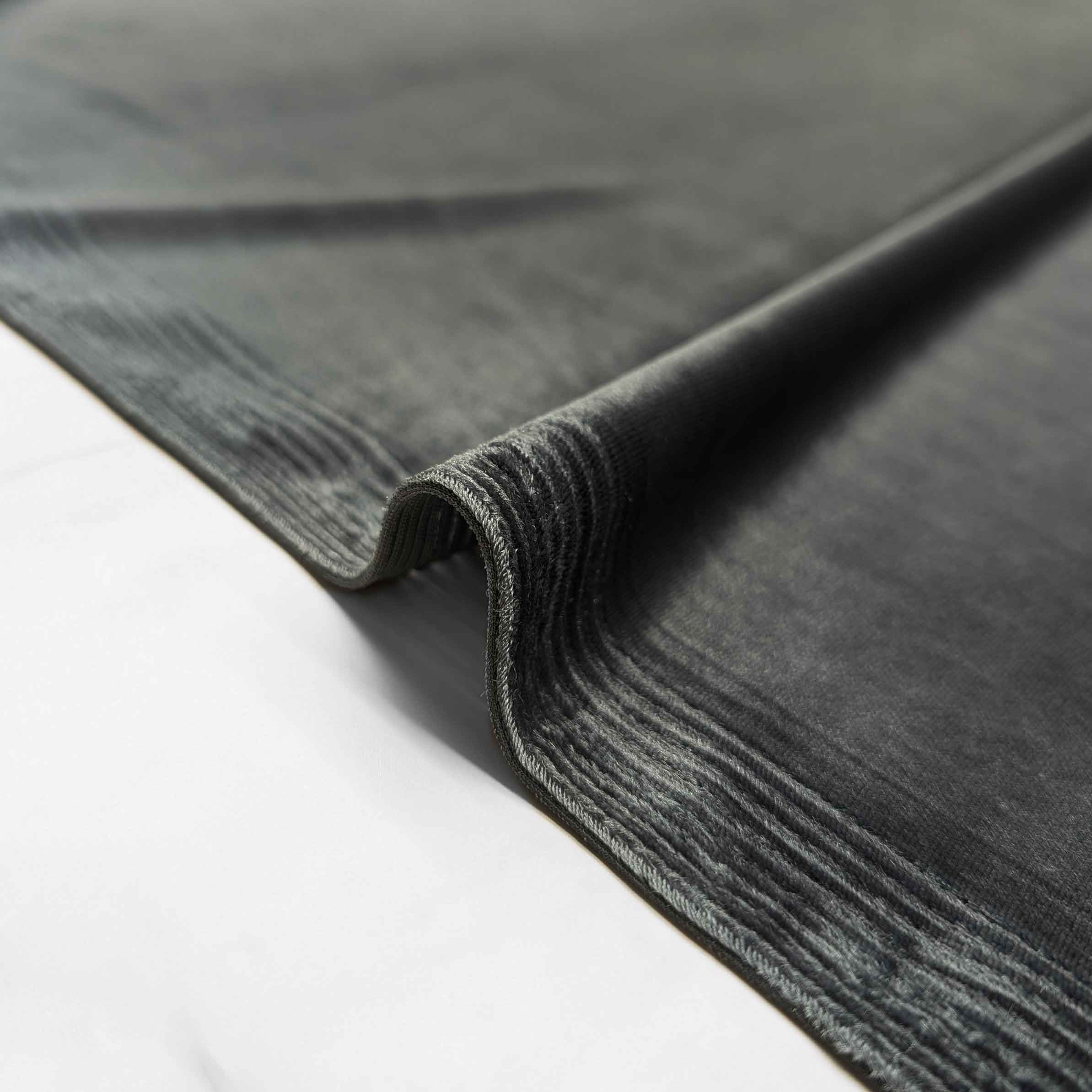 پارچه مخمل کره ای 420 رنگ طوسی 5 