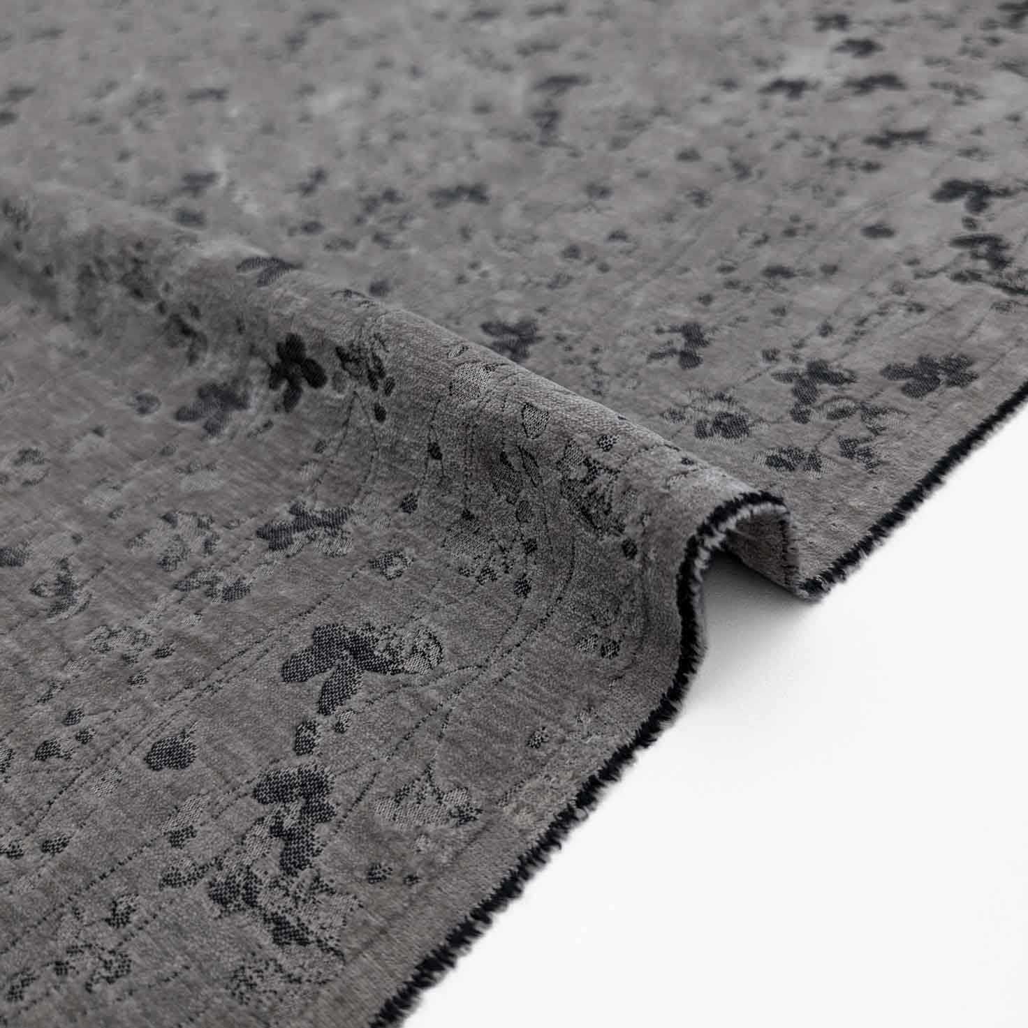 پارچه ژاکارد شانل 224 رنگ طوسی 