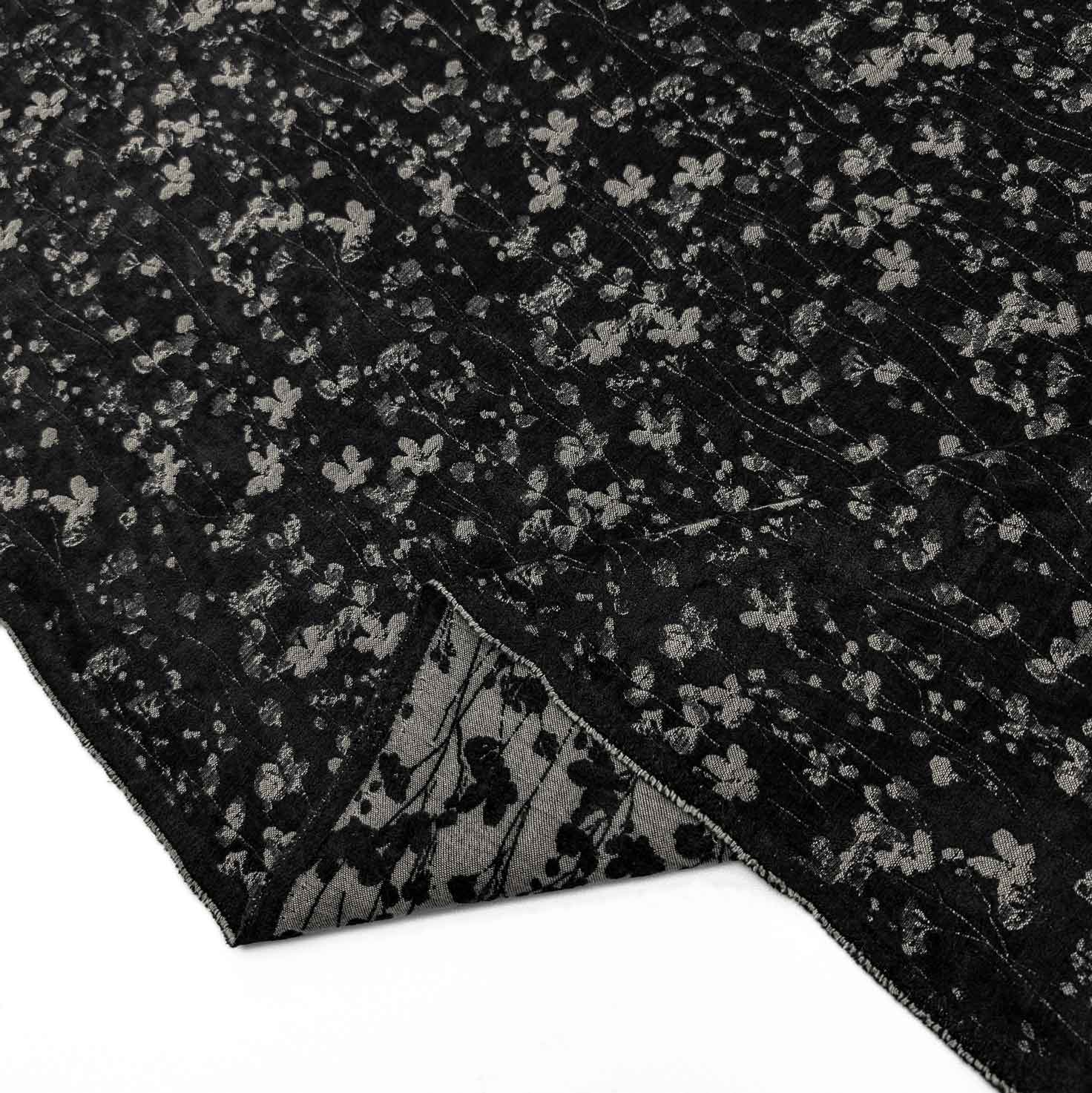 پارچه ژاکارد شانل 224 رنگ مشکی 