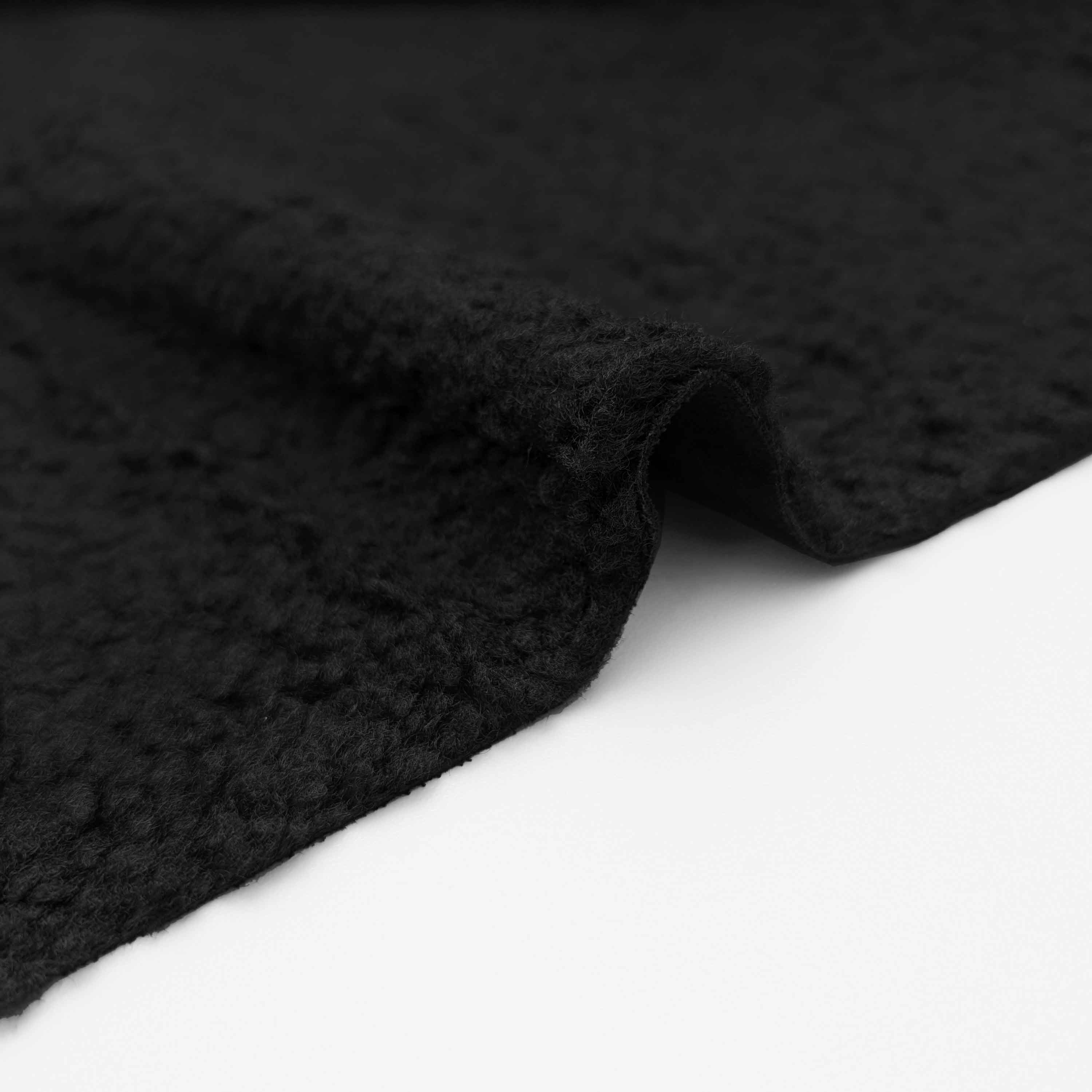 پارچه چرم بوفالو رنگ مشکی 