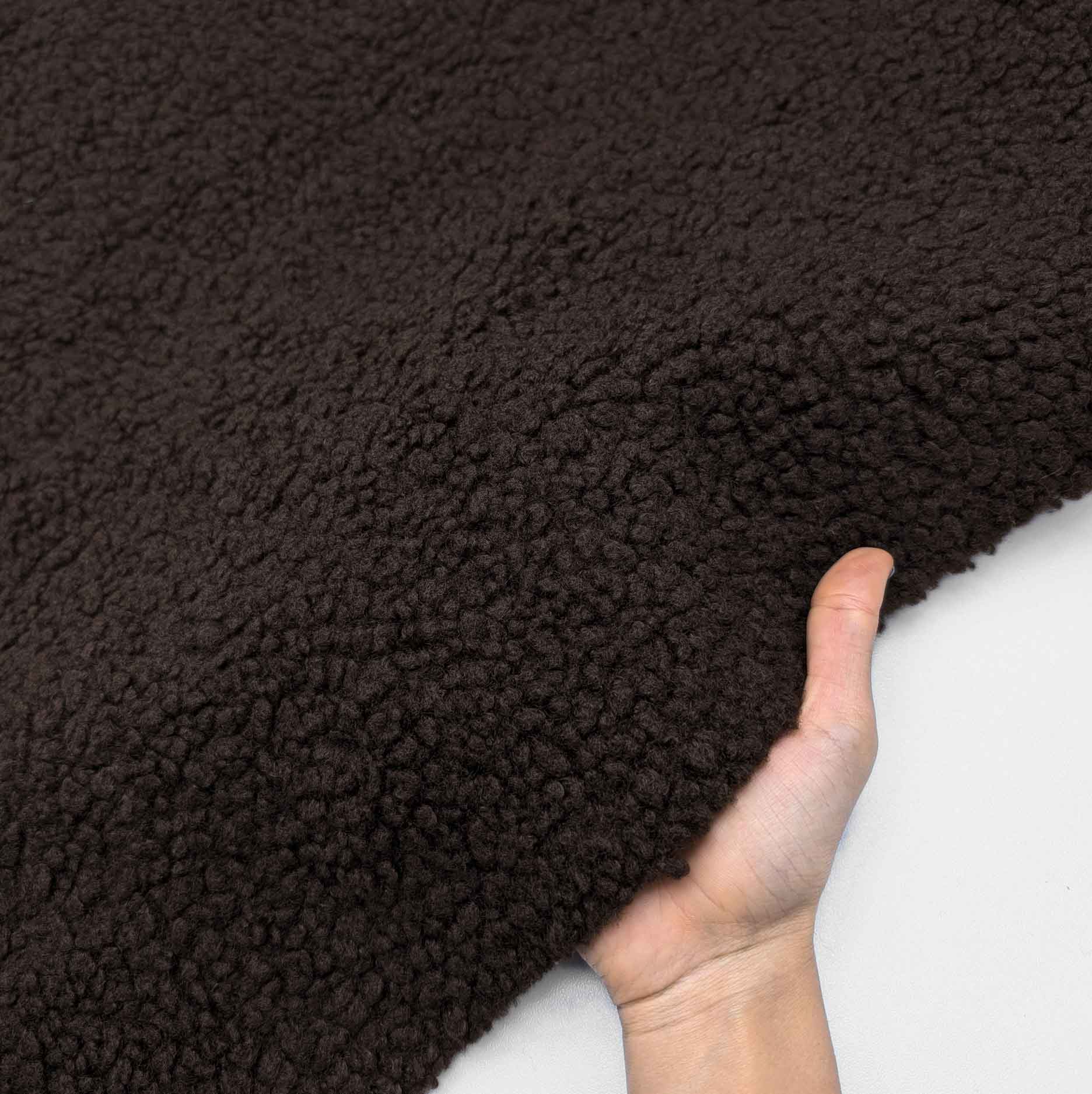 پارچه چرم بوفالو رنگ شکلاتی 