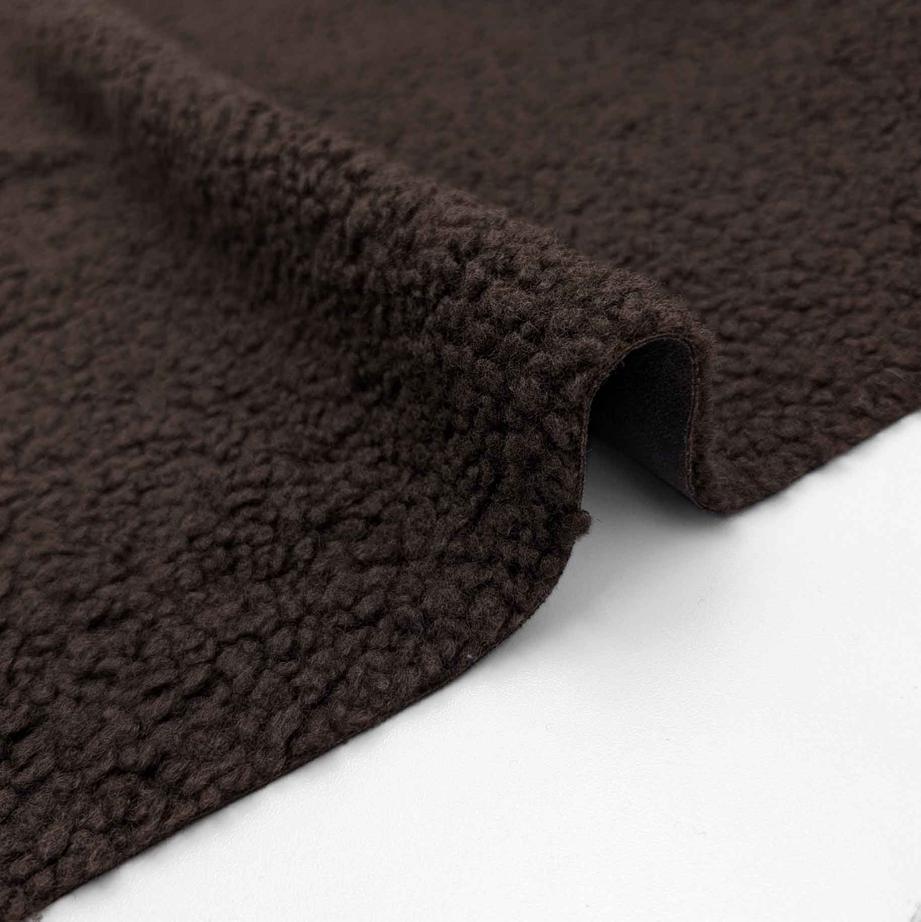 پارچه چرم بوفالو رنگ شکلاتی 