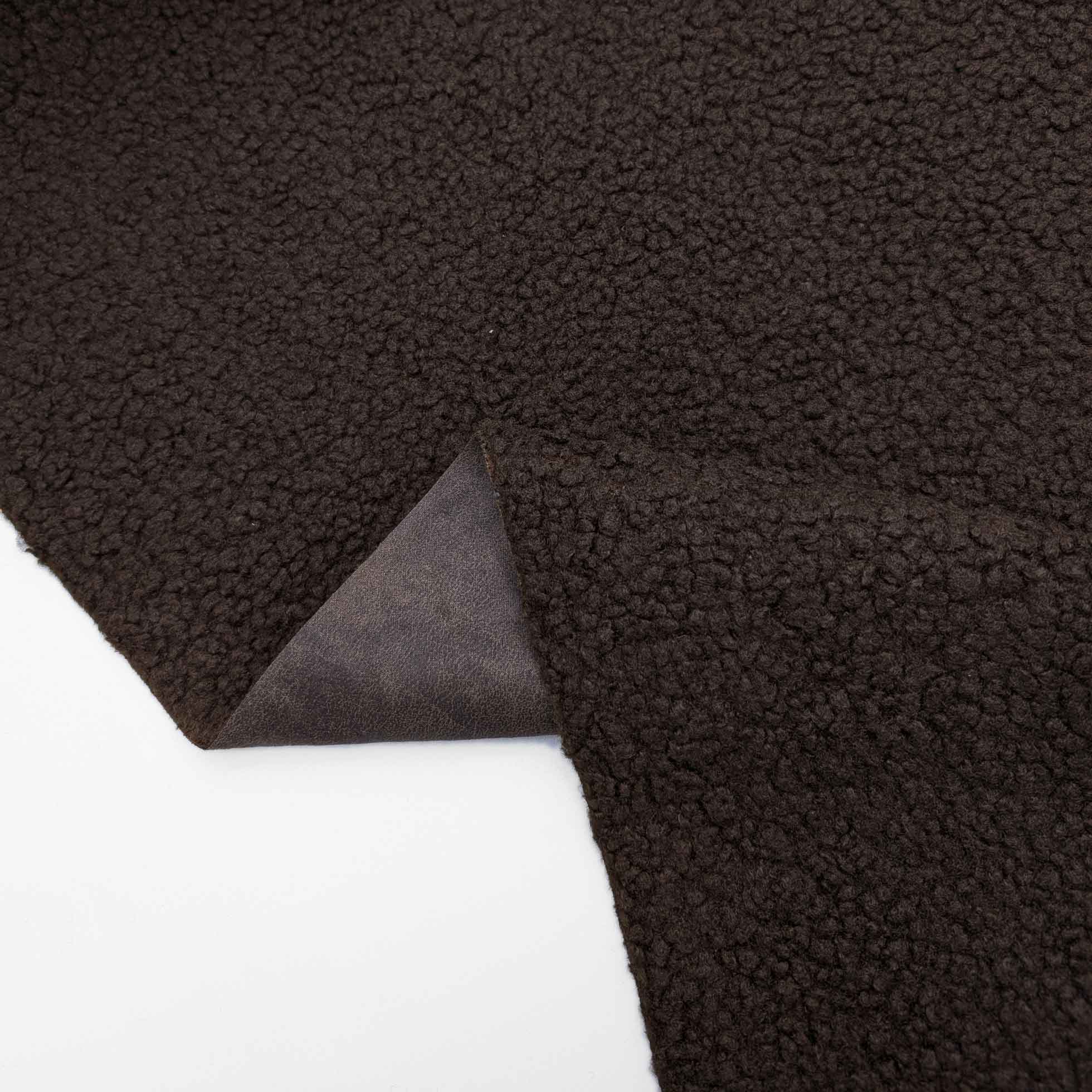 پارچه چرم بوفالو رنگ شکلاتی 