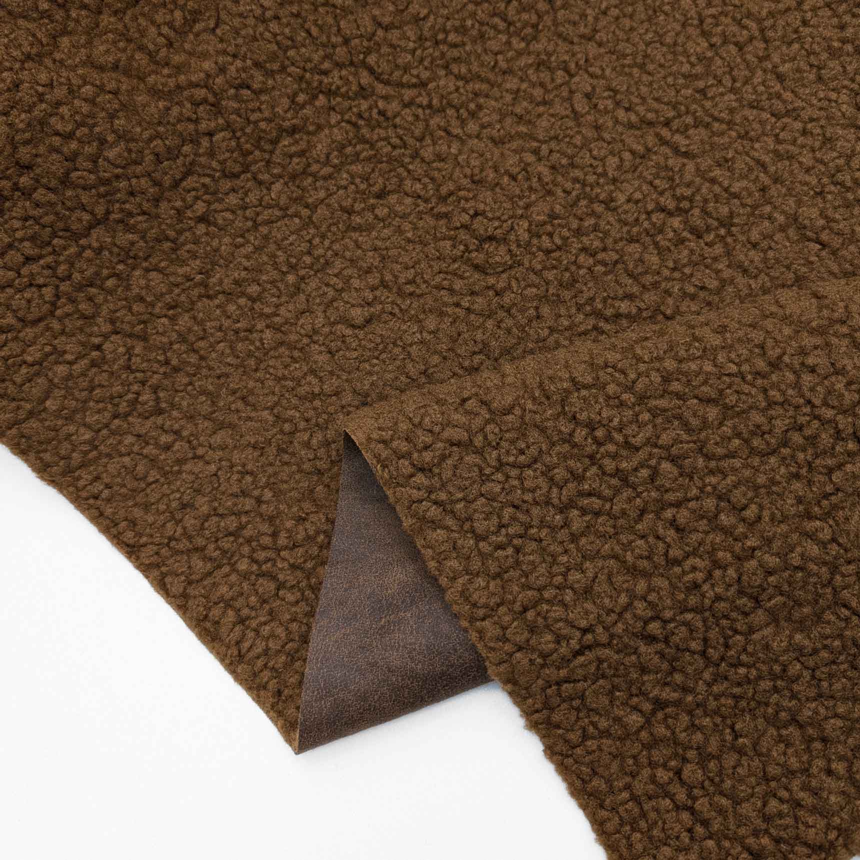 پارچه چرم بوفالو رنگ شتری 