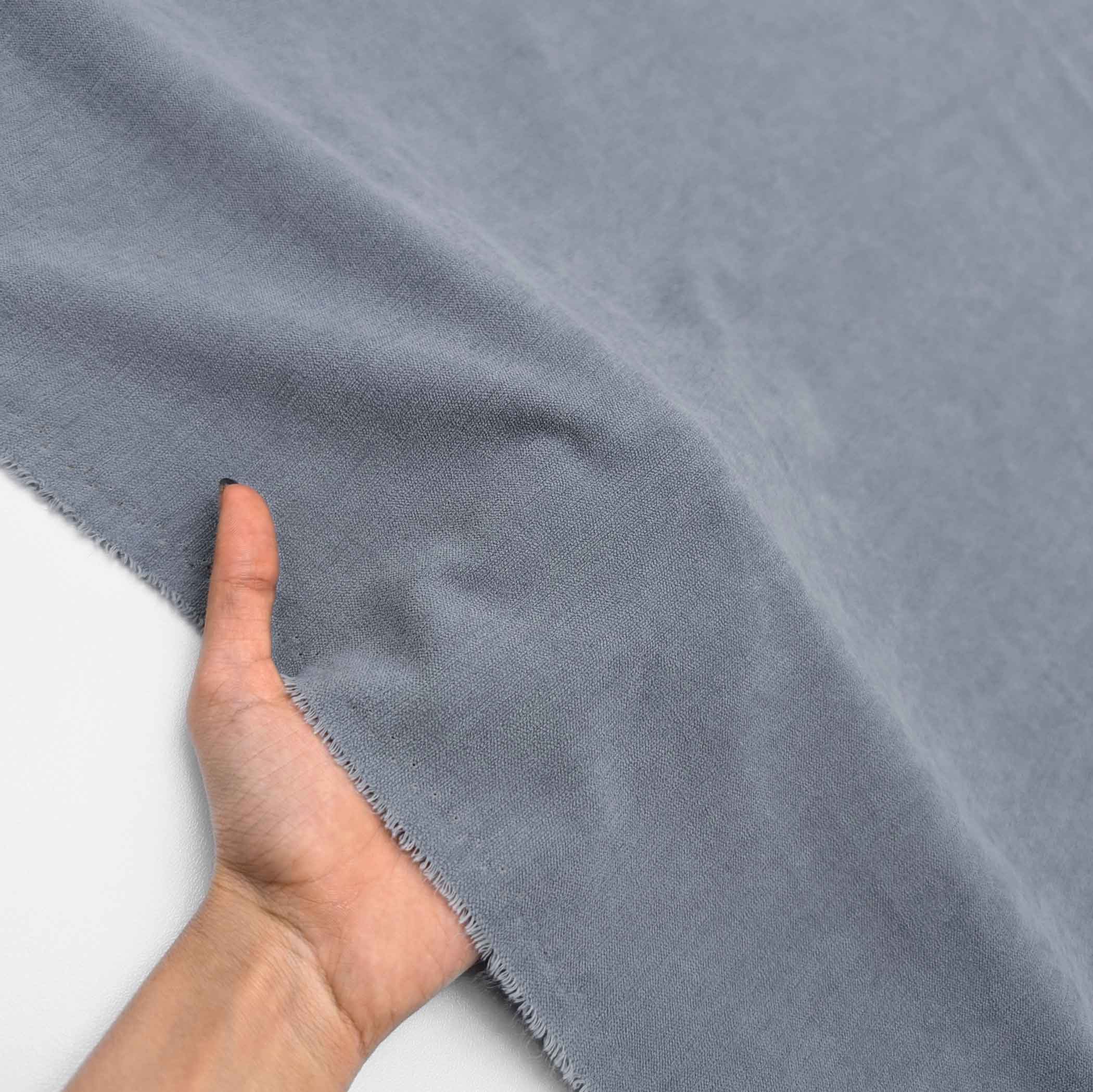 پارچه بوکله ساده رنگ نقرآبی 