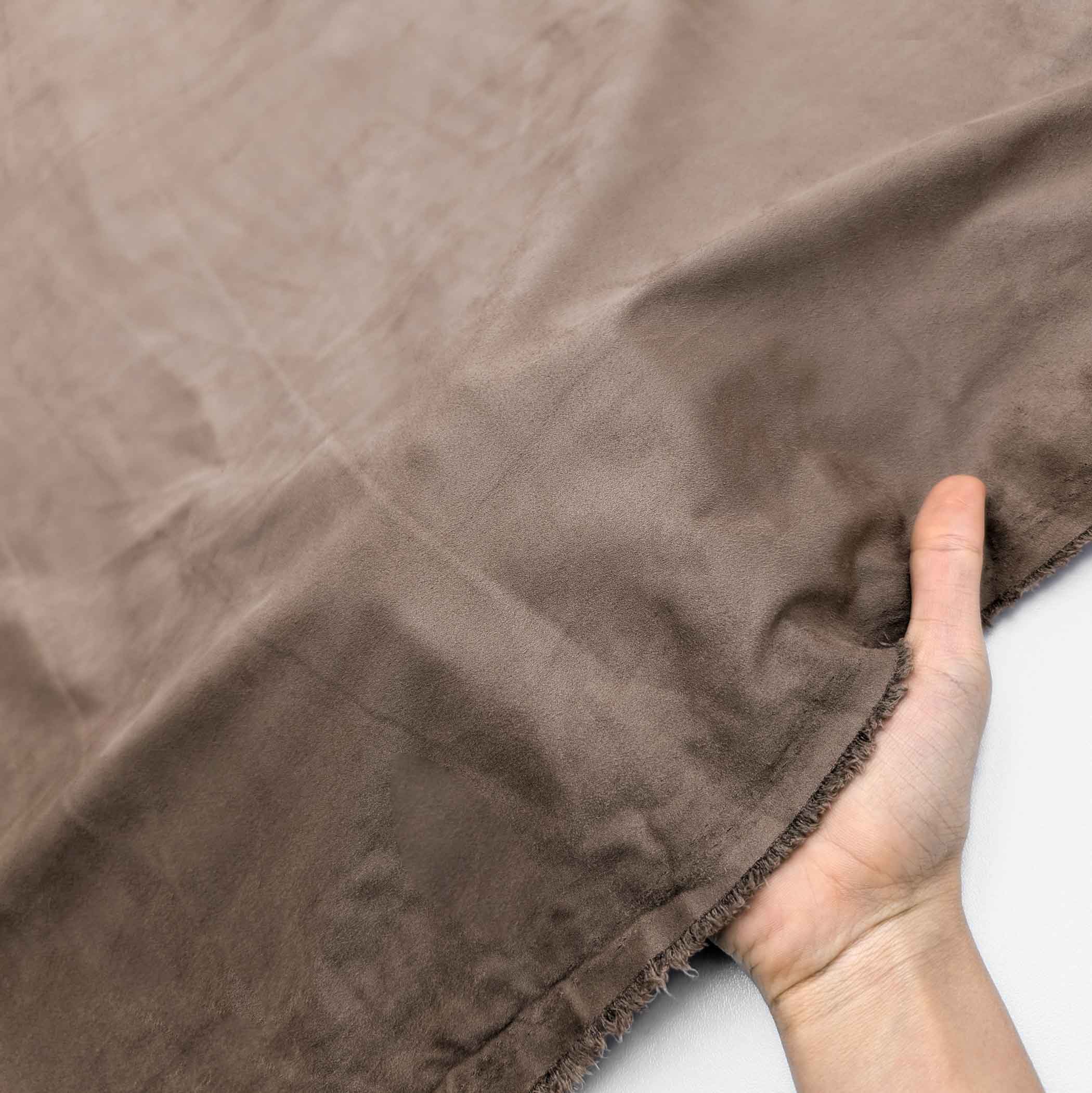 پارچه جیر گرم بالا رنگ موکا 5 