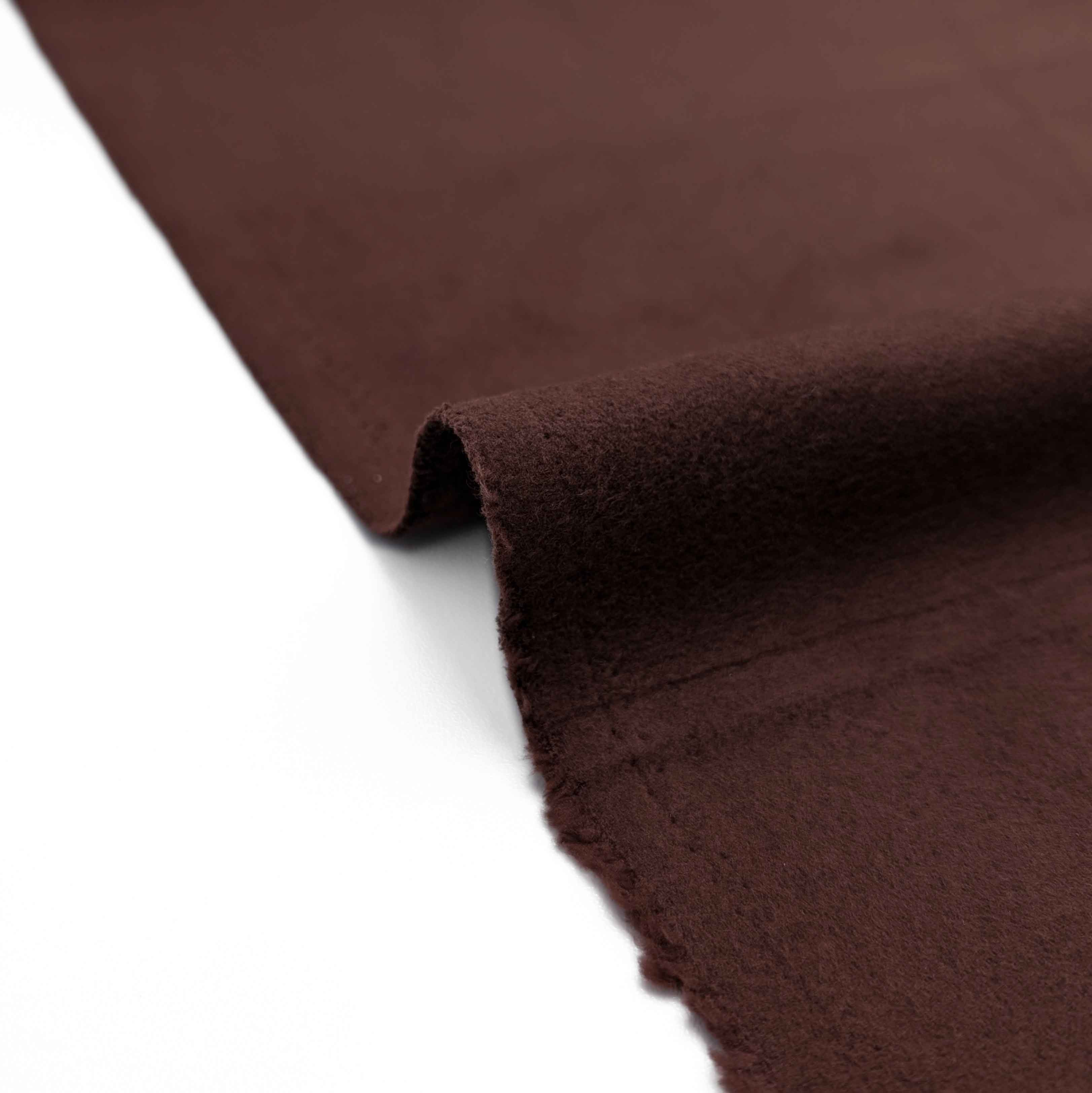 پارچه فوتر کوبیده رنگ شکلاتی سوخته 