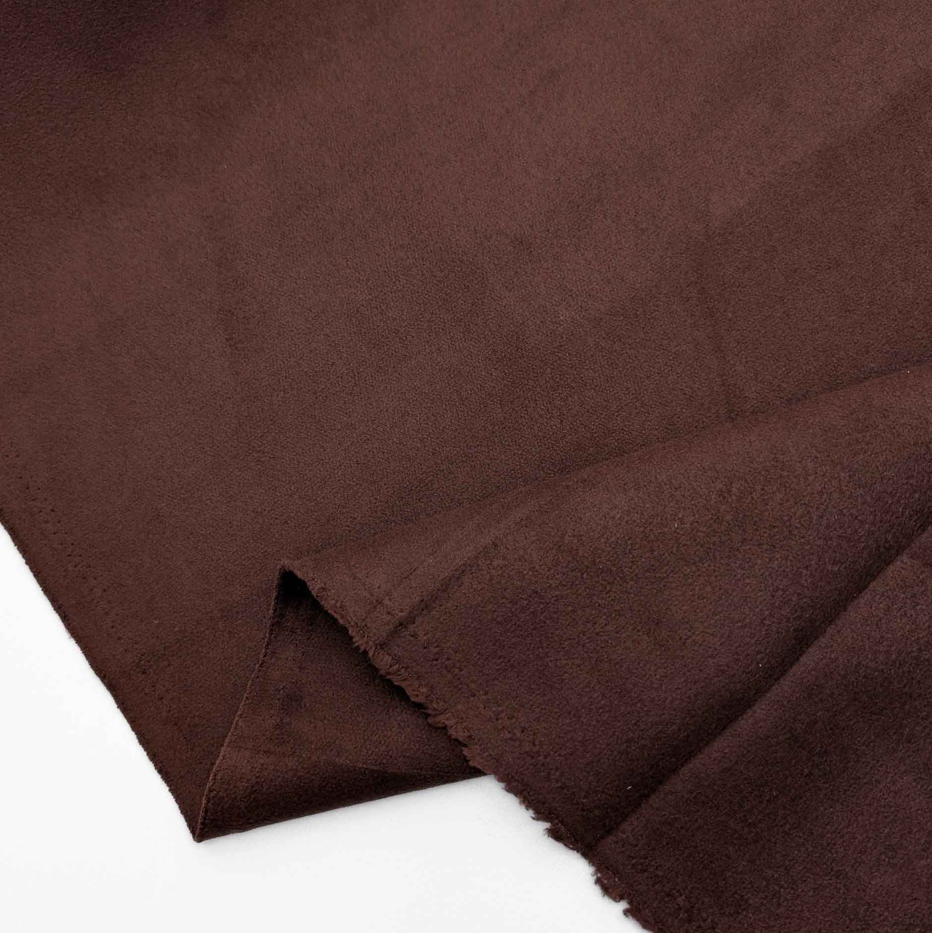 پارچه فوتر کوبیده رنگ شکلاتی سوخته 