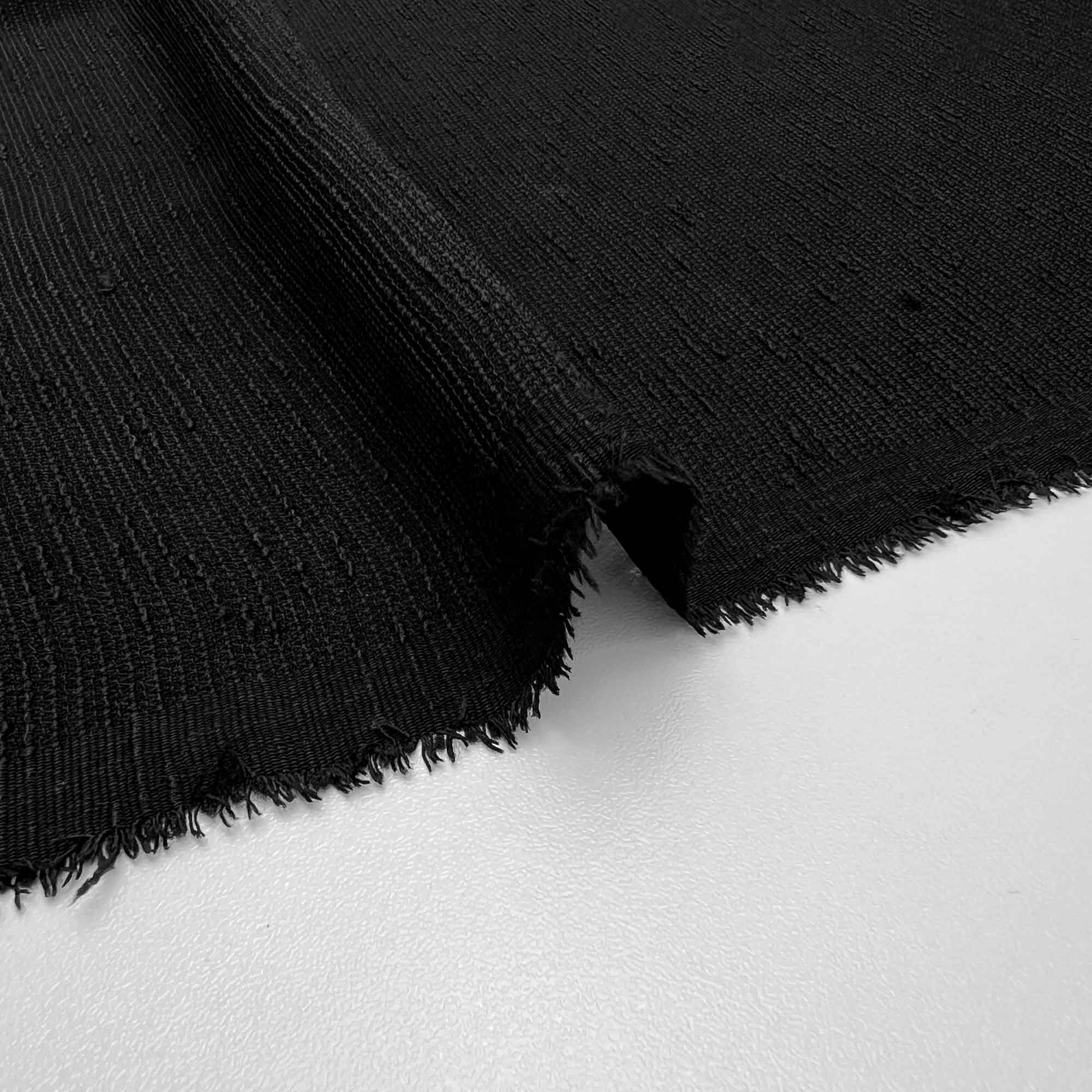 پارچه کرپ بامبو اندونزی رنگ مشکی 