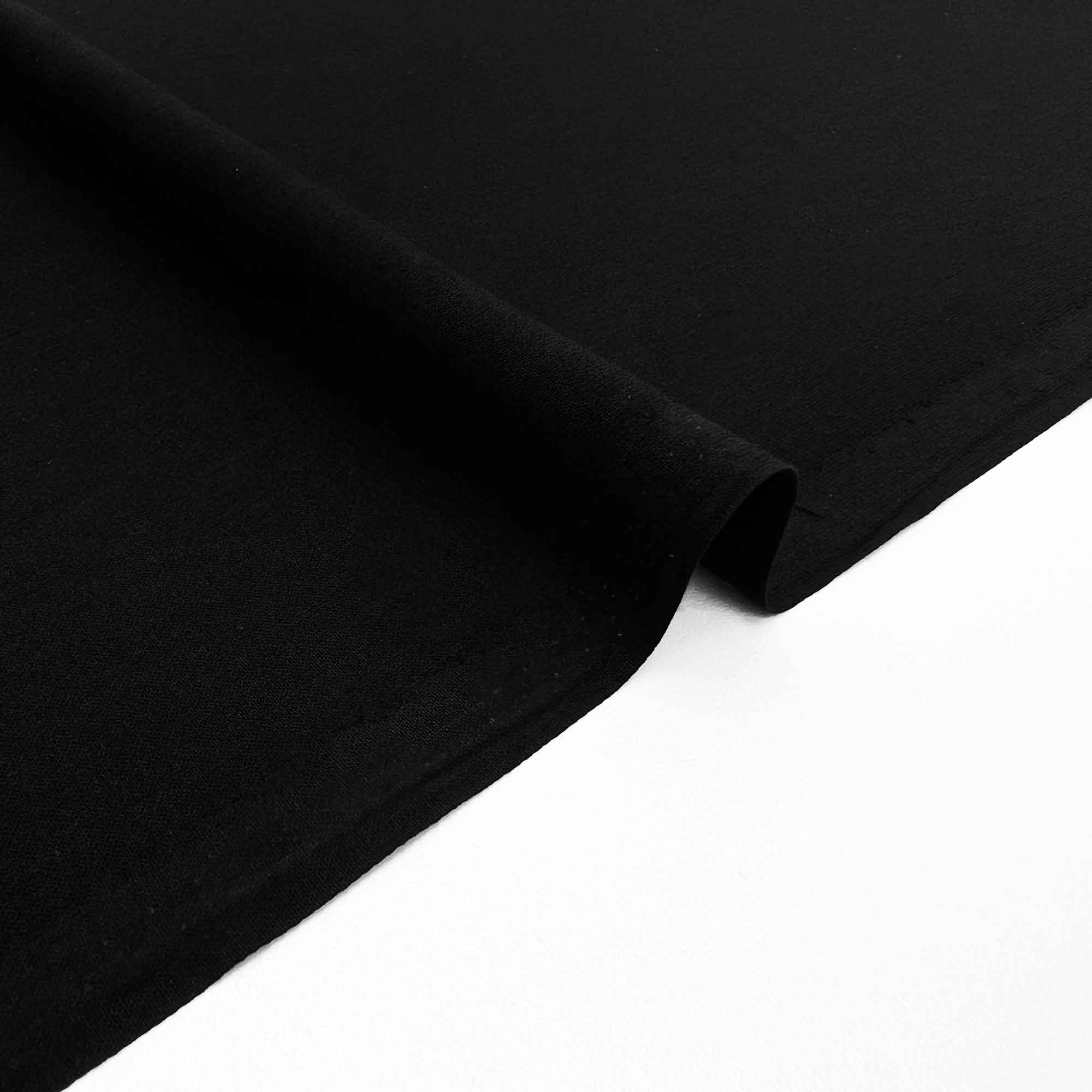 پارچه حریر ساده اسود رنگ مشکی 