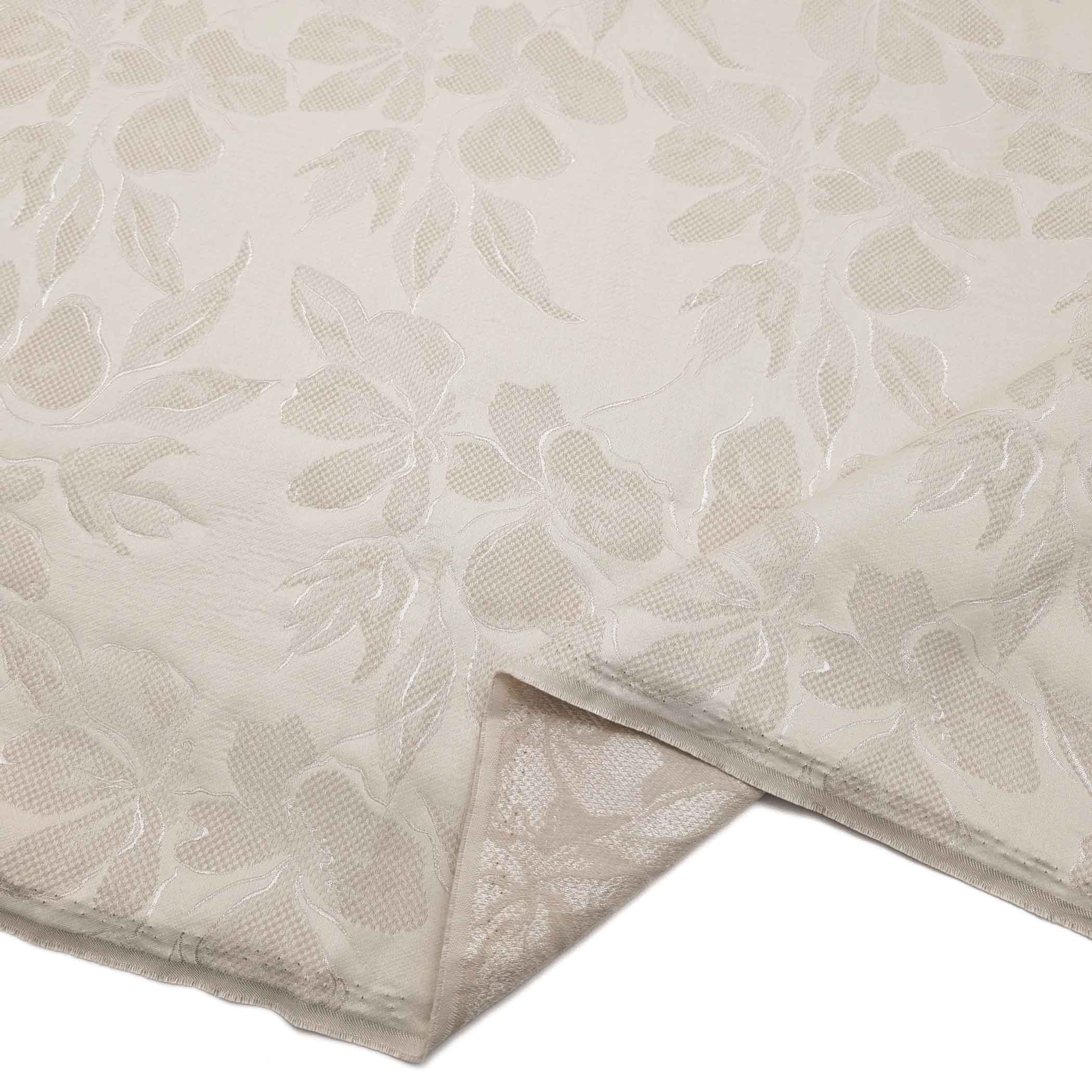 پارچه ژاکارد تافته 226 رنگ استخوانی 