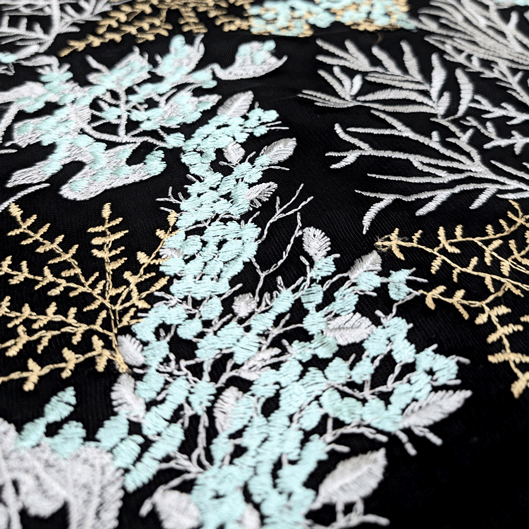 پارچه تور گلدوزی رنگ 4-2 