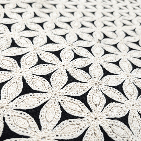 پارچه گیپور قیطون رنگ 6 