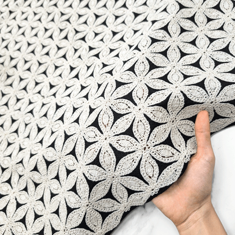 پارچه گیپور قیطون رنگ 6 