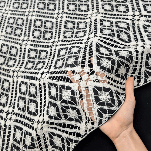 پارچه گیپور قیطون رنگ 9 