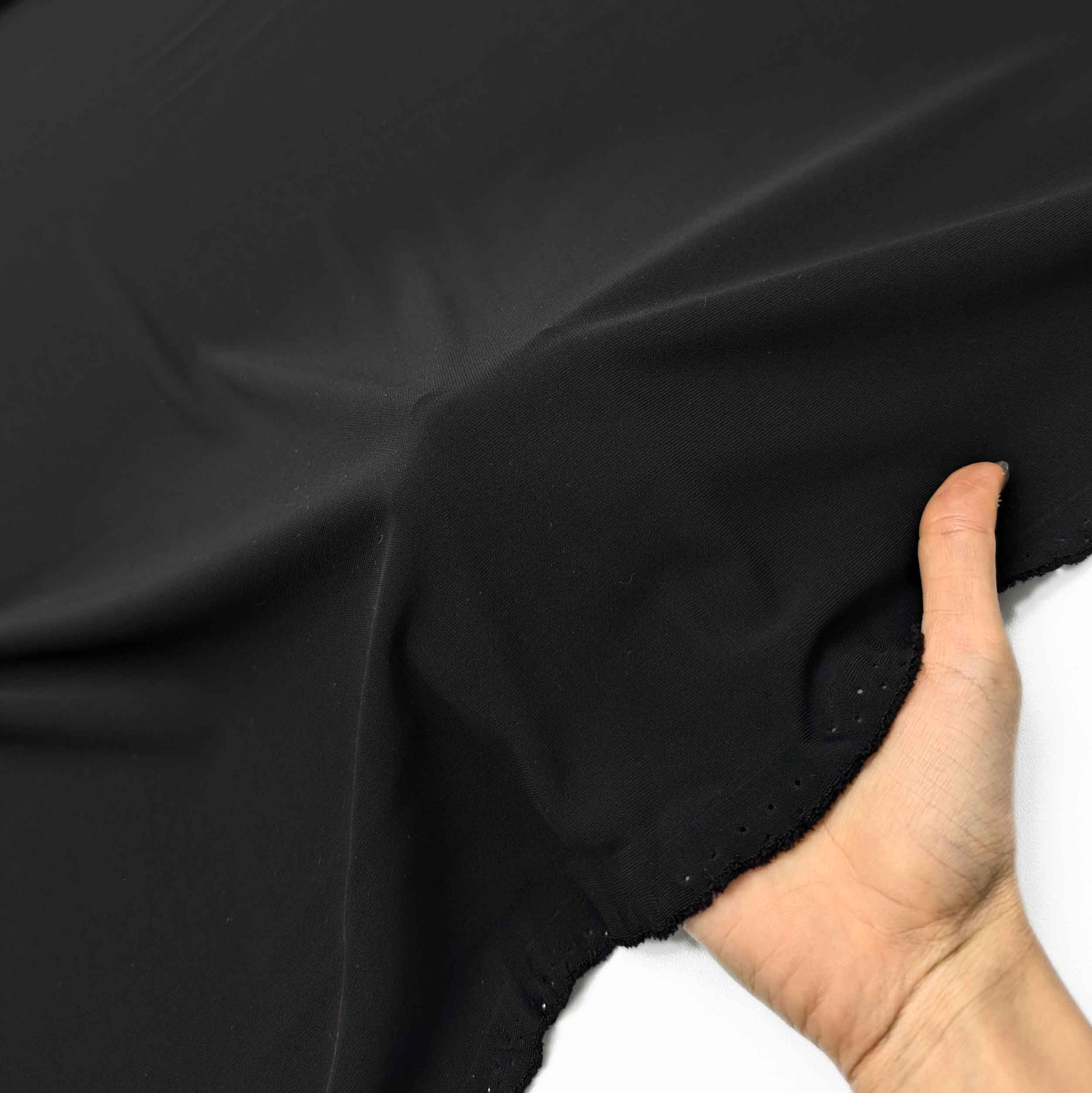 پارچه ژرسه ترک رنگ مشکی 