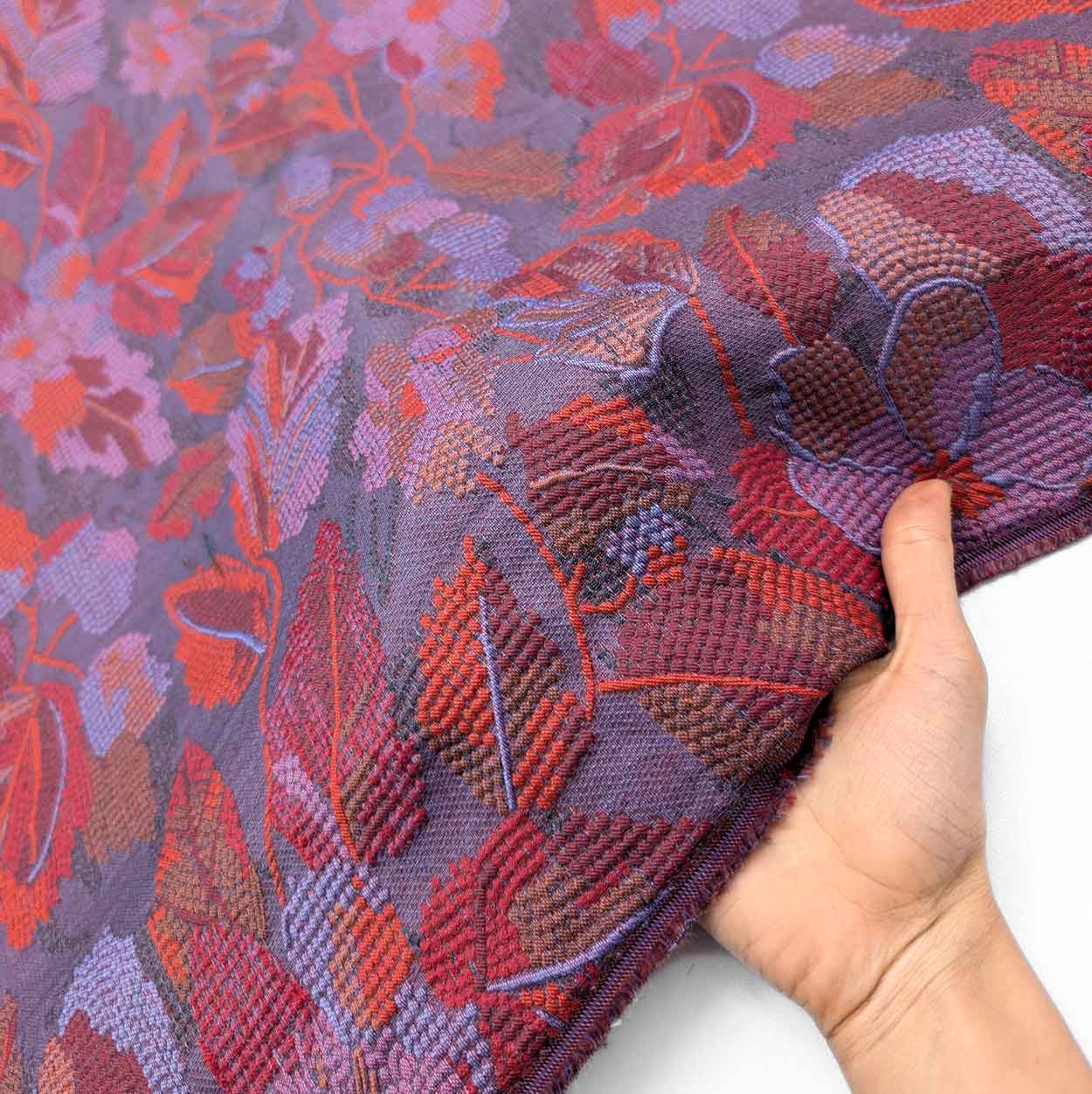 پارچه ژاکارد ترک 231 رنگ سرخابی 