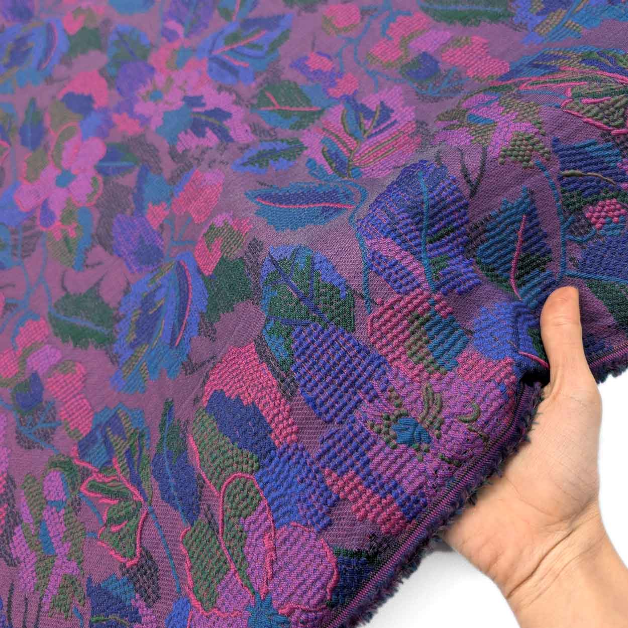 پارچه ژاکارد ترک 231 رنگ بنفش 