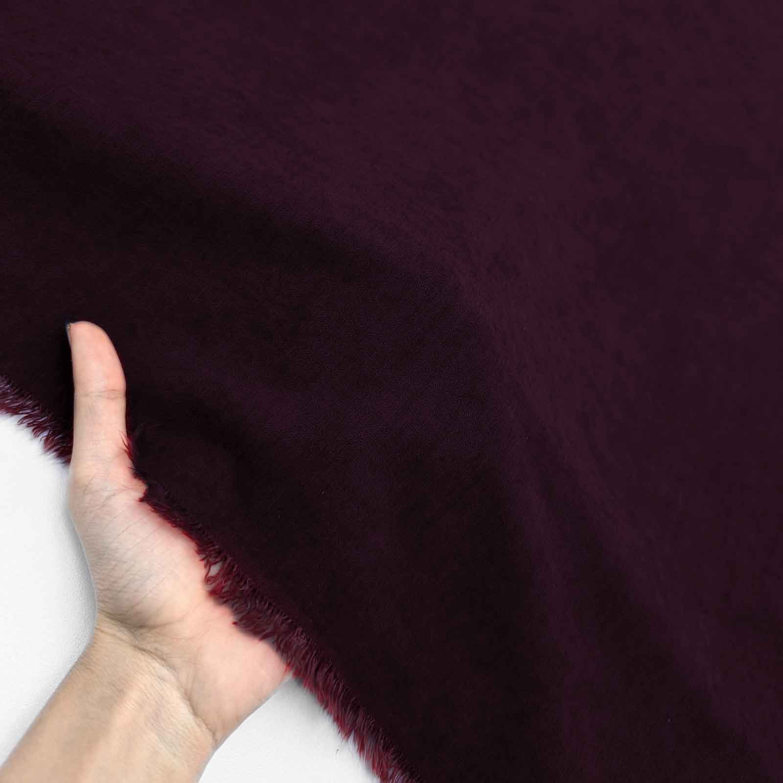 پارچه بوکله ساده رنگ شرابی 