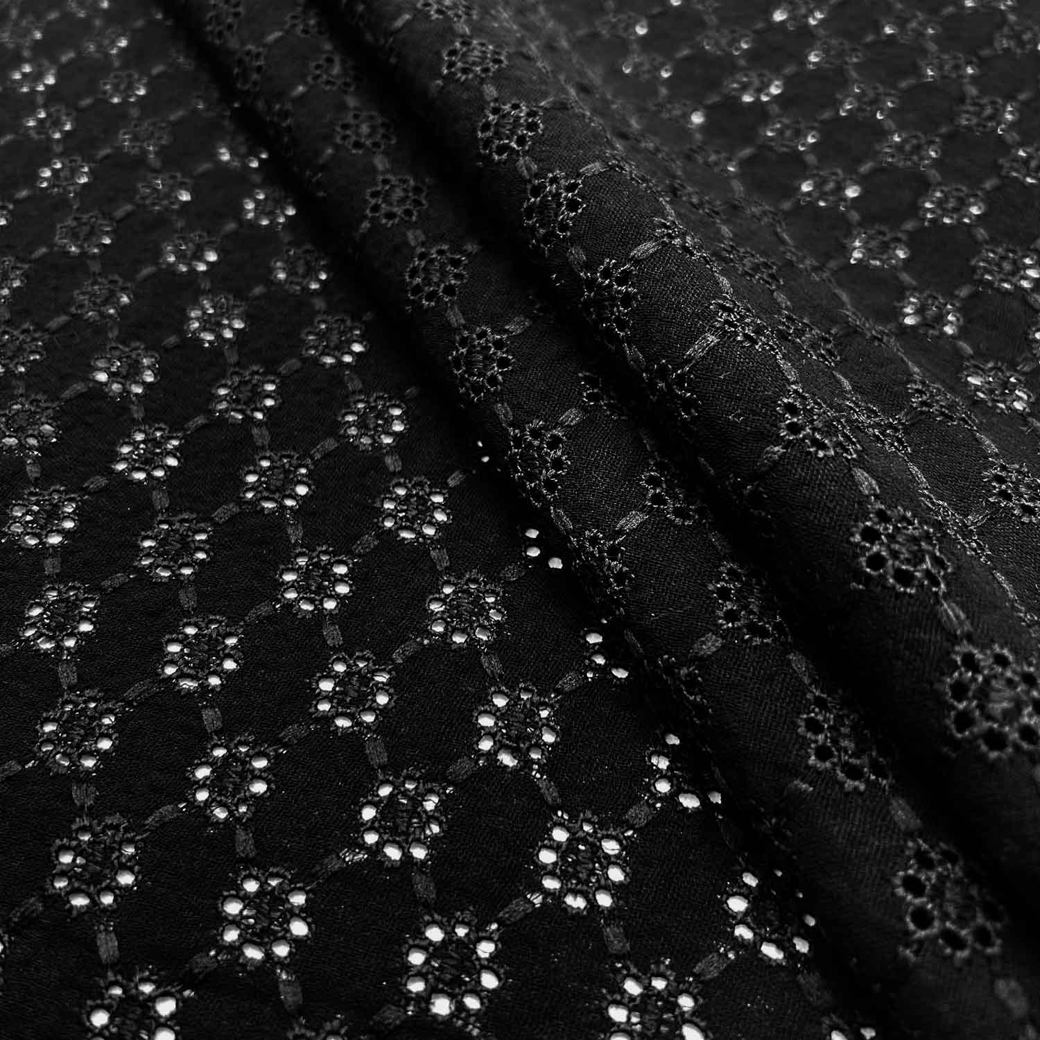 پارچه وال بوندینگ خامه دوزی رنگ مشکی 