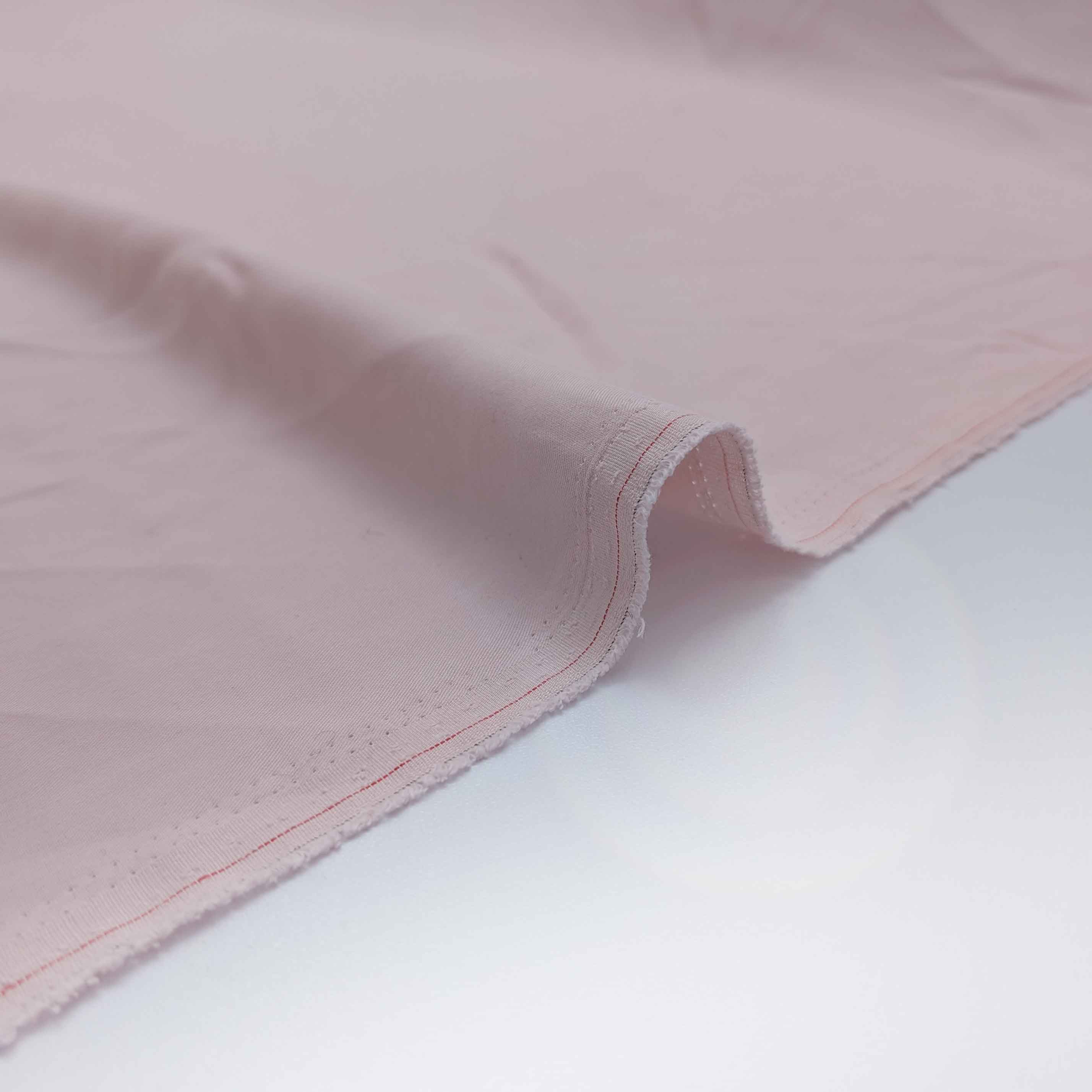 پارچه لیوسل ساده رنگ صورتی پاستیلی 