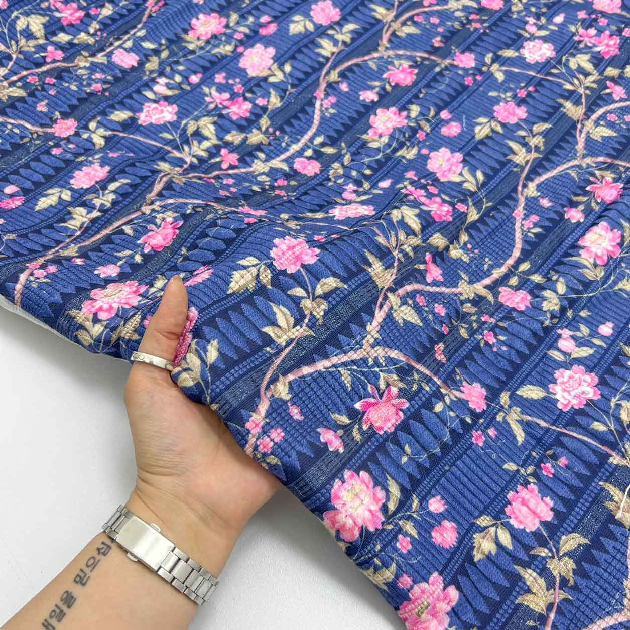 پارچه ژاکارد نپالی پرینت رنگ 63 