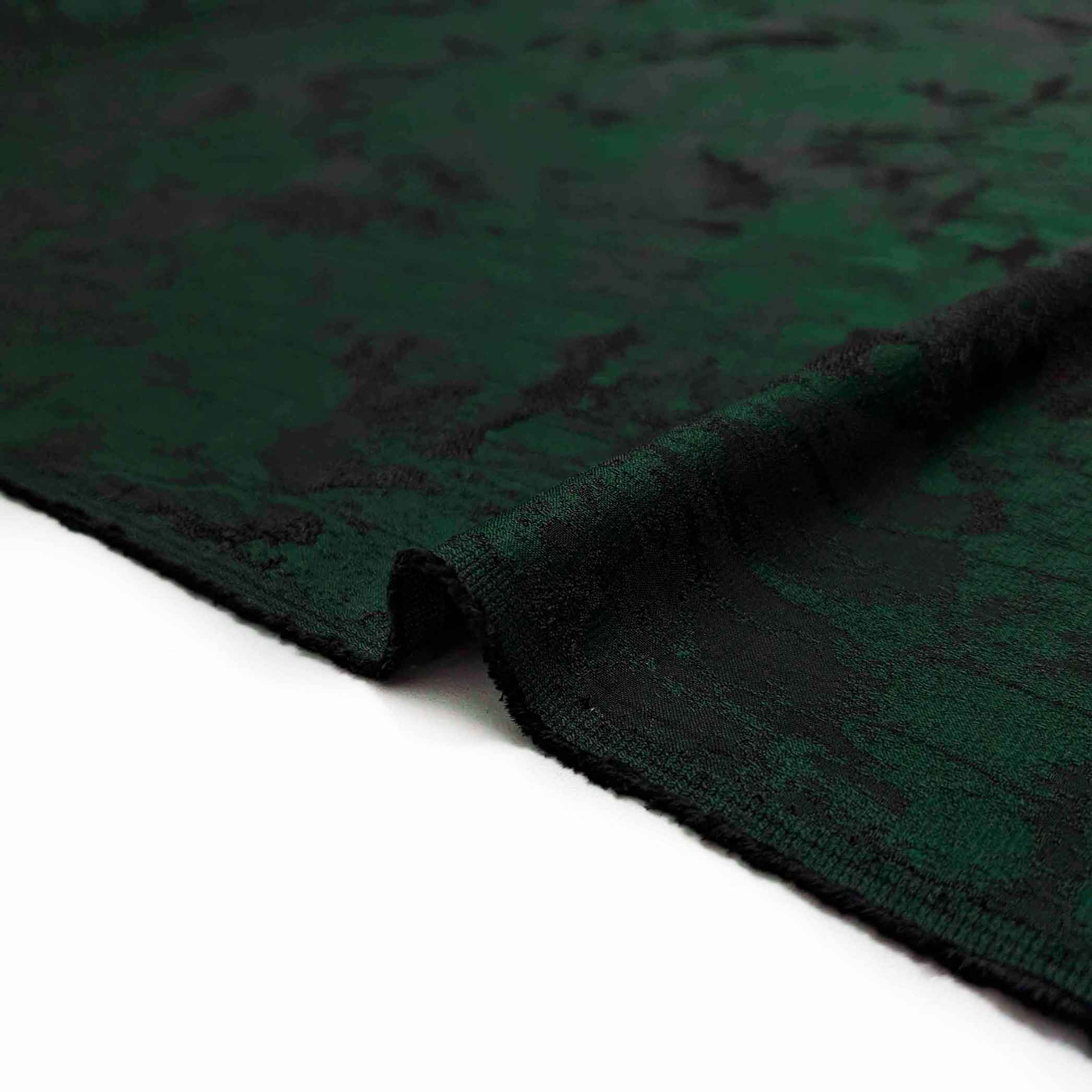 پارچه ژاکارد ویسکوز 222 رنگ سبز مشکی 