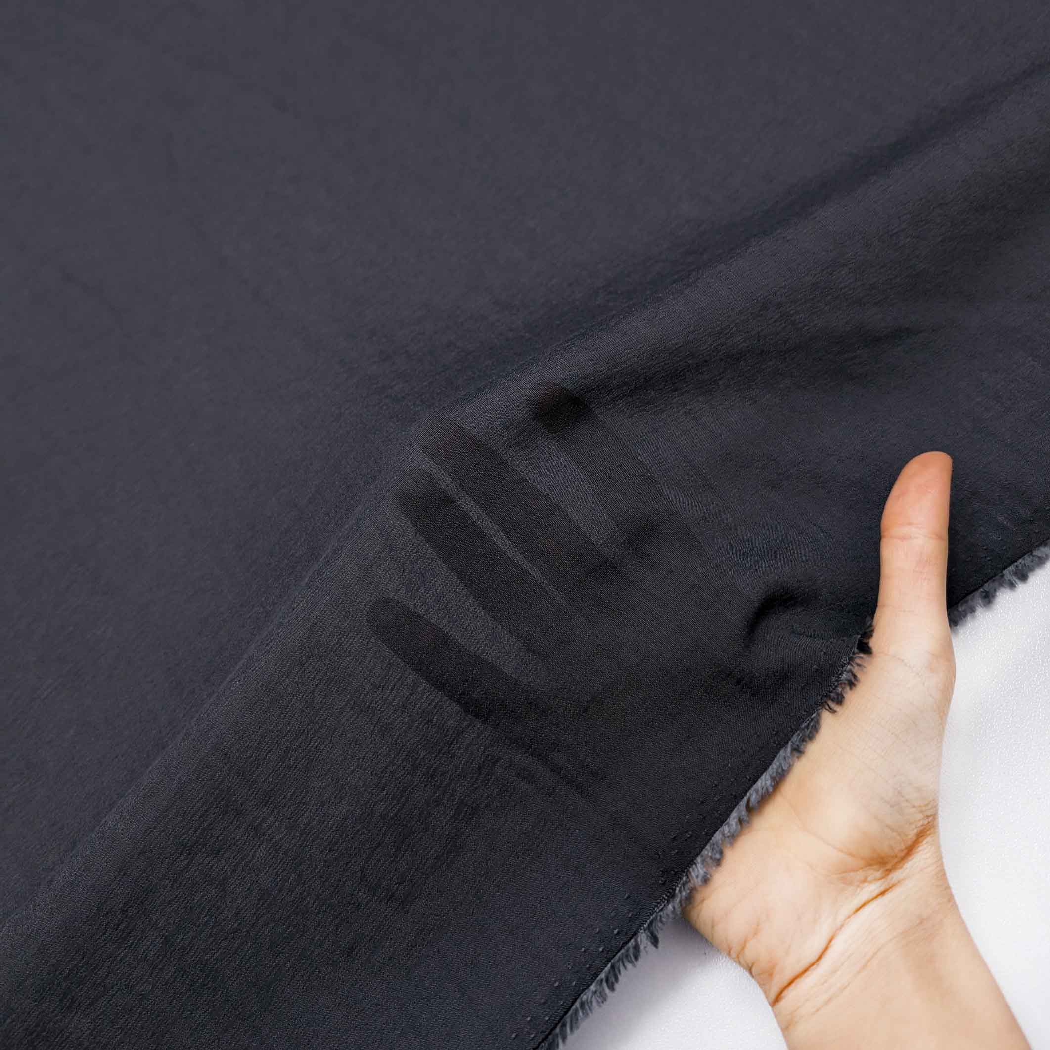 پارچه لینن شیشه ای رنگ طوسی تیره 