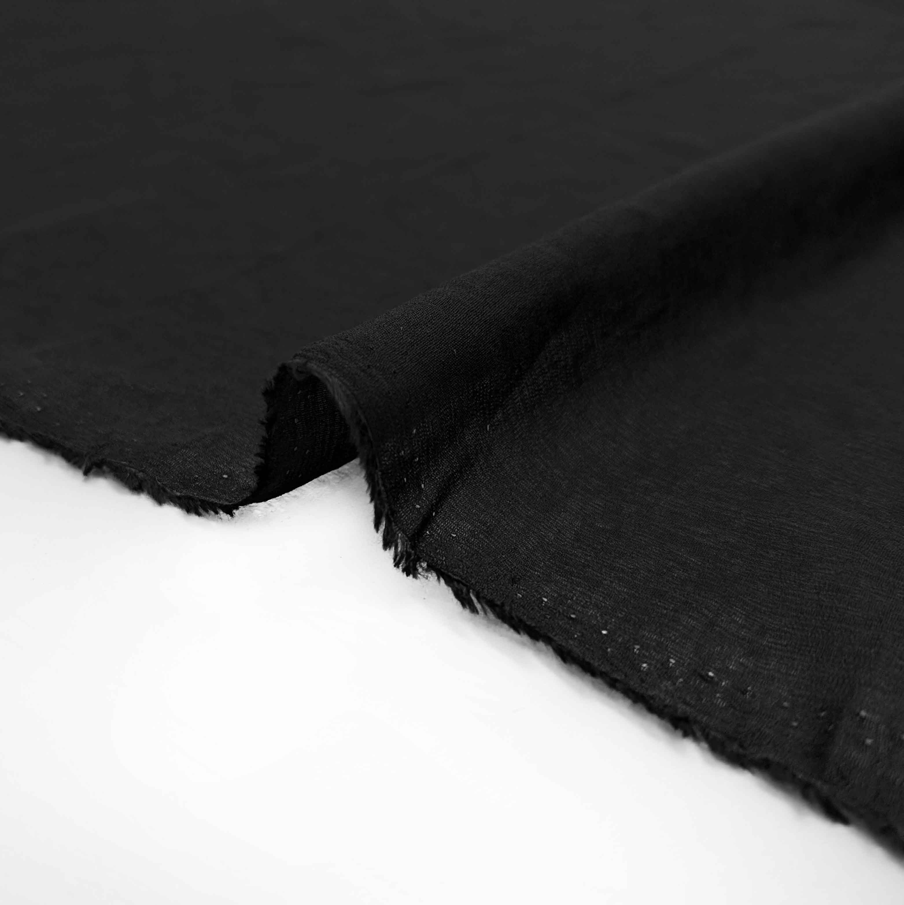 پارچه لینن شیشه ای رنگ مشکی 