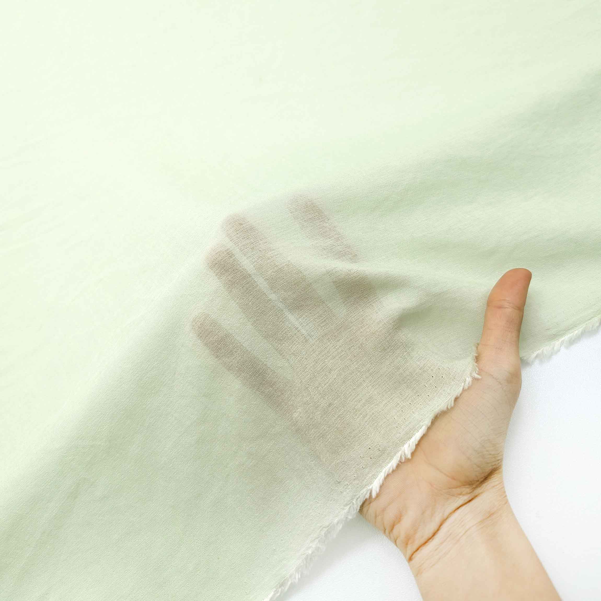 پارچه لینن شیشه ای رنگ کرفسی 