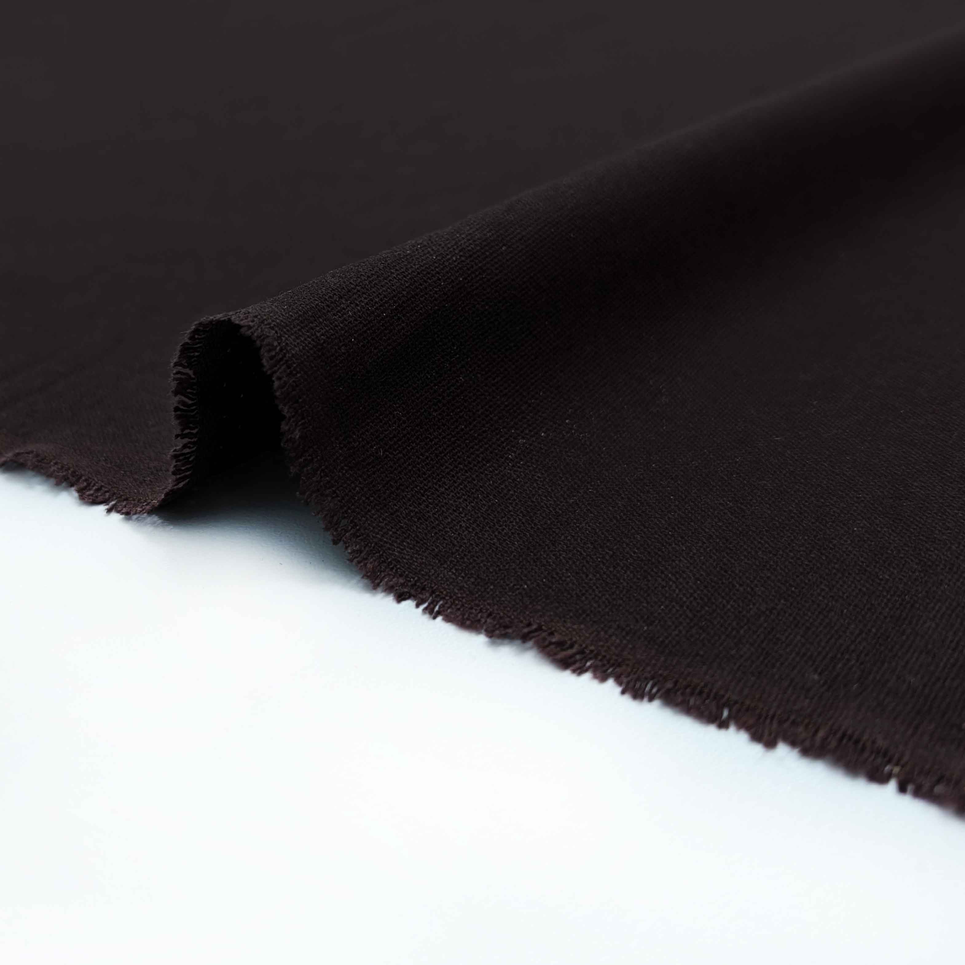 پارچه لینن ساده برشکا رنگ شکلاتی سوخته 