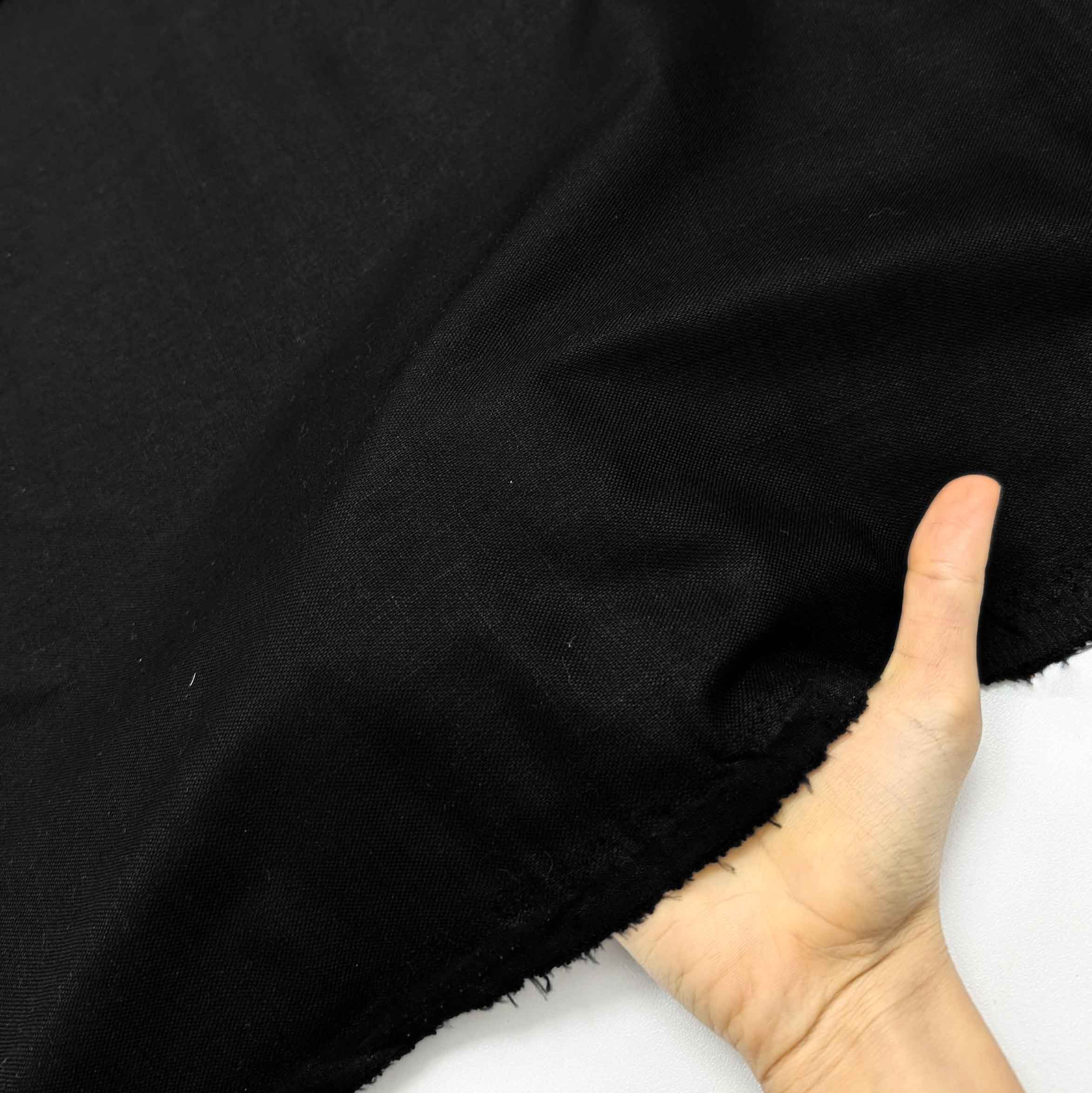 پارچه لینن کاغذی رنگ مشکی 