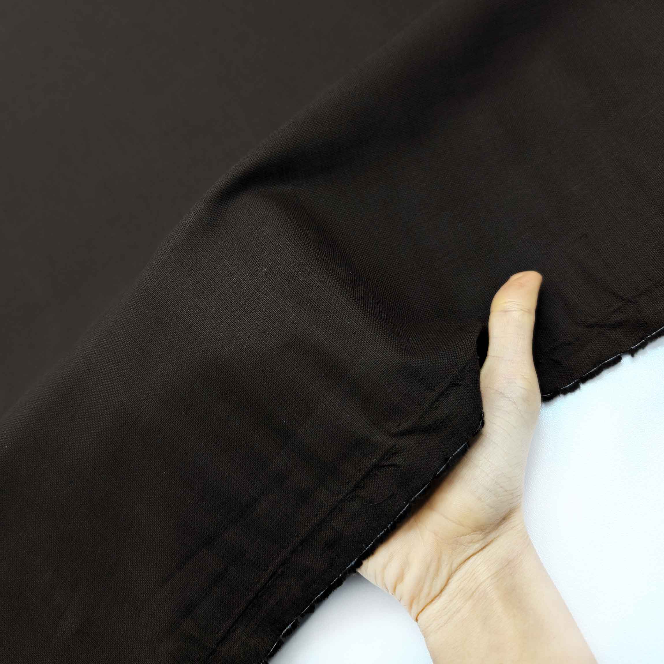 پارچه لینن کاغذی رنگ شکلاتی 