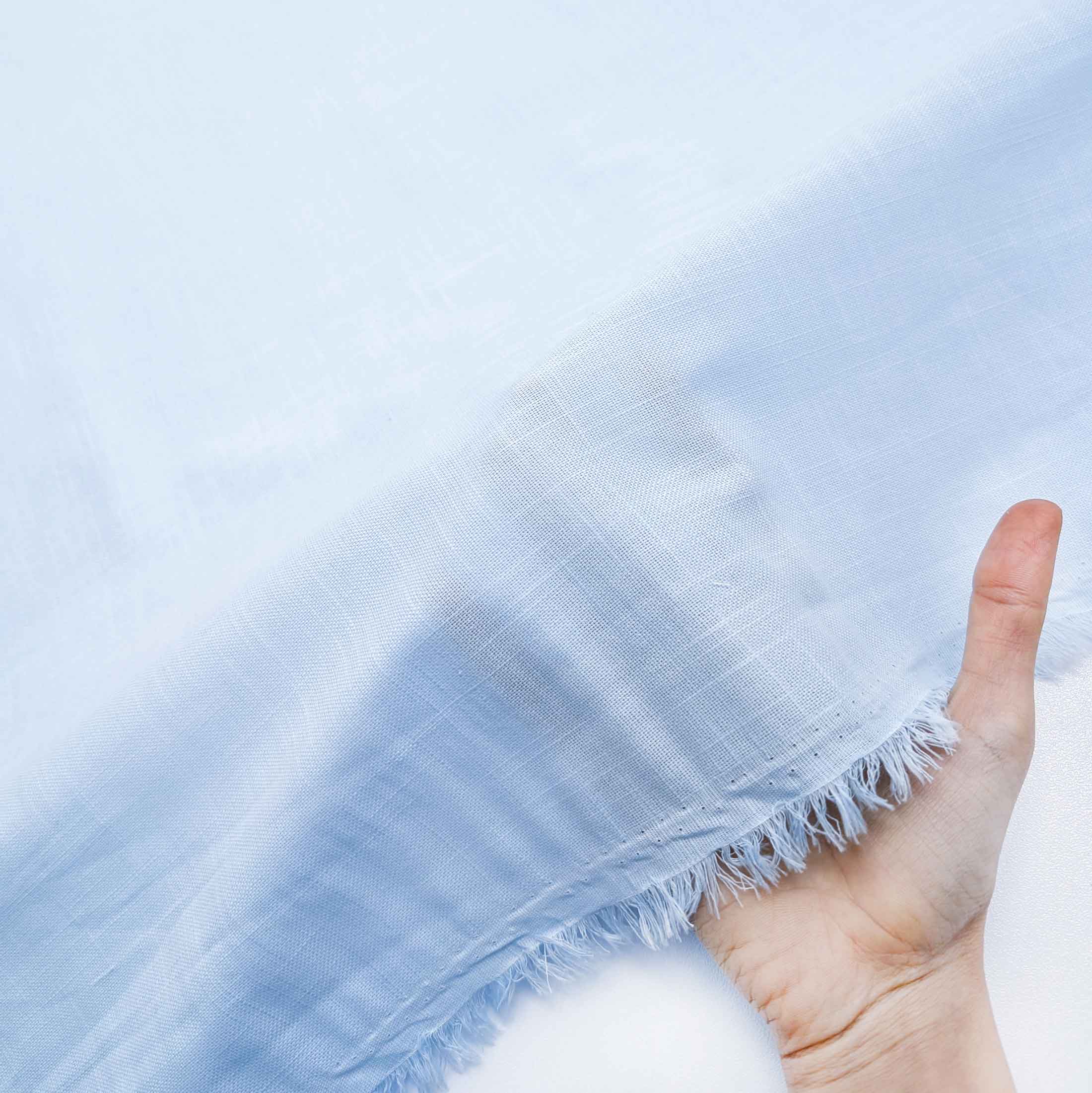 پارچه لینن کاغذی رنگ آسمانی 