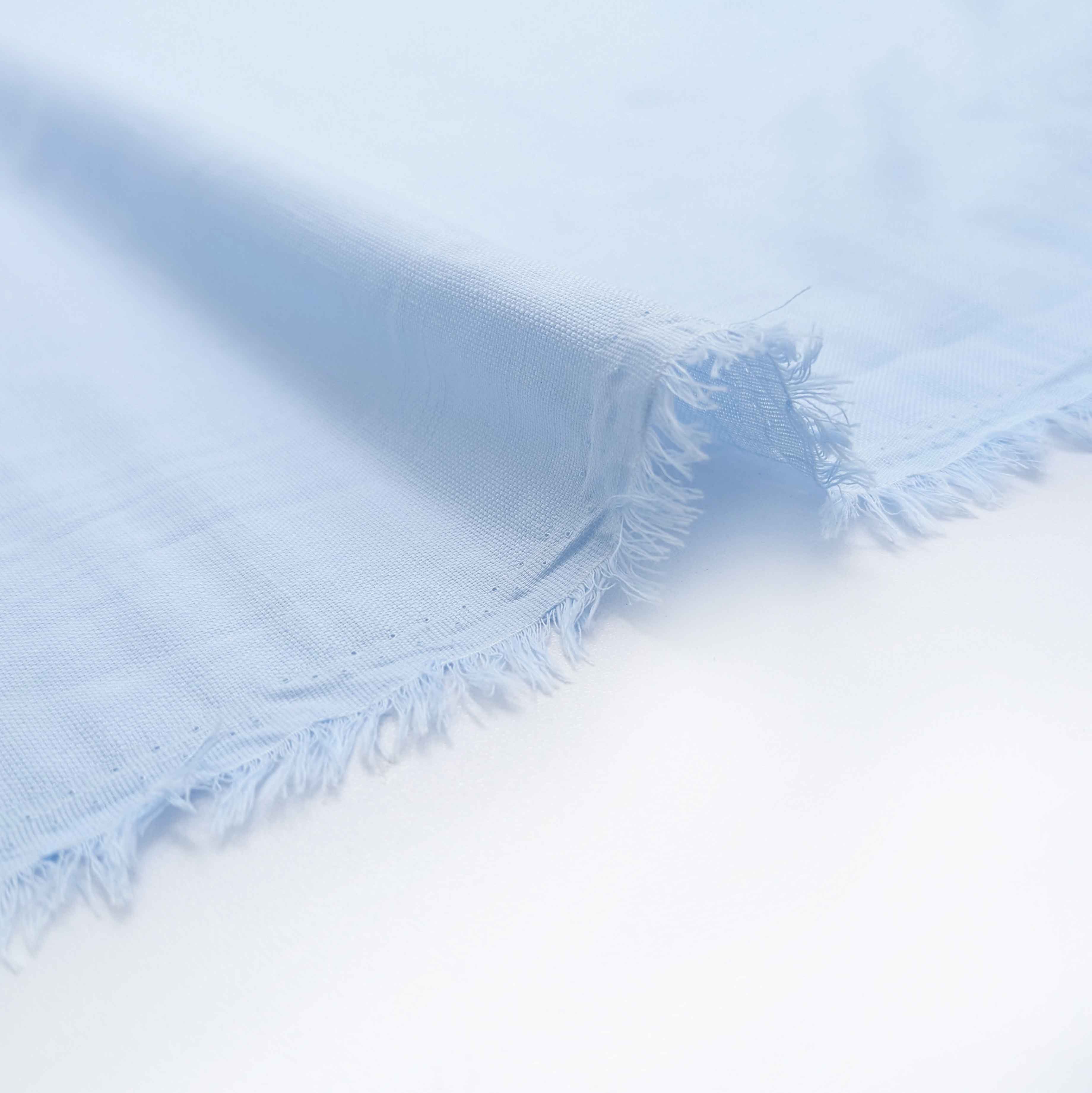 پارچه لینن کاغذی رنگ آسمانی 