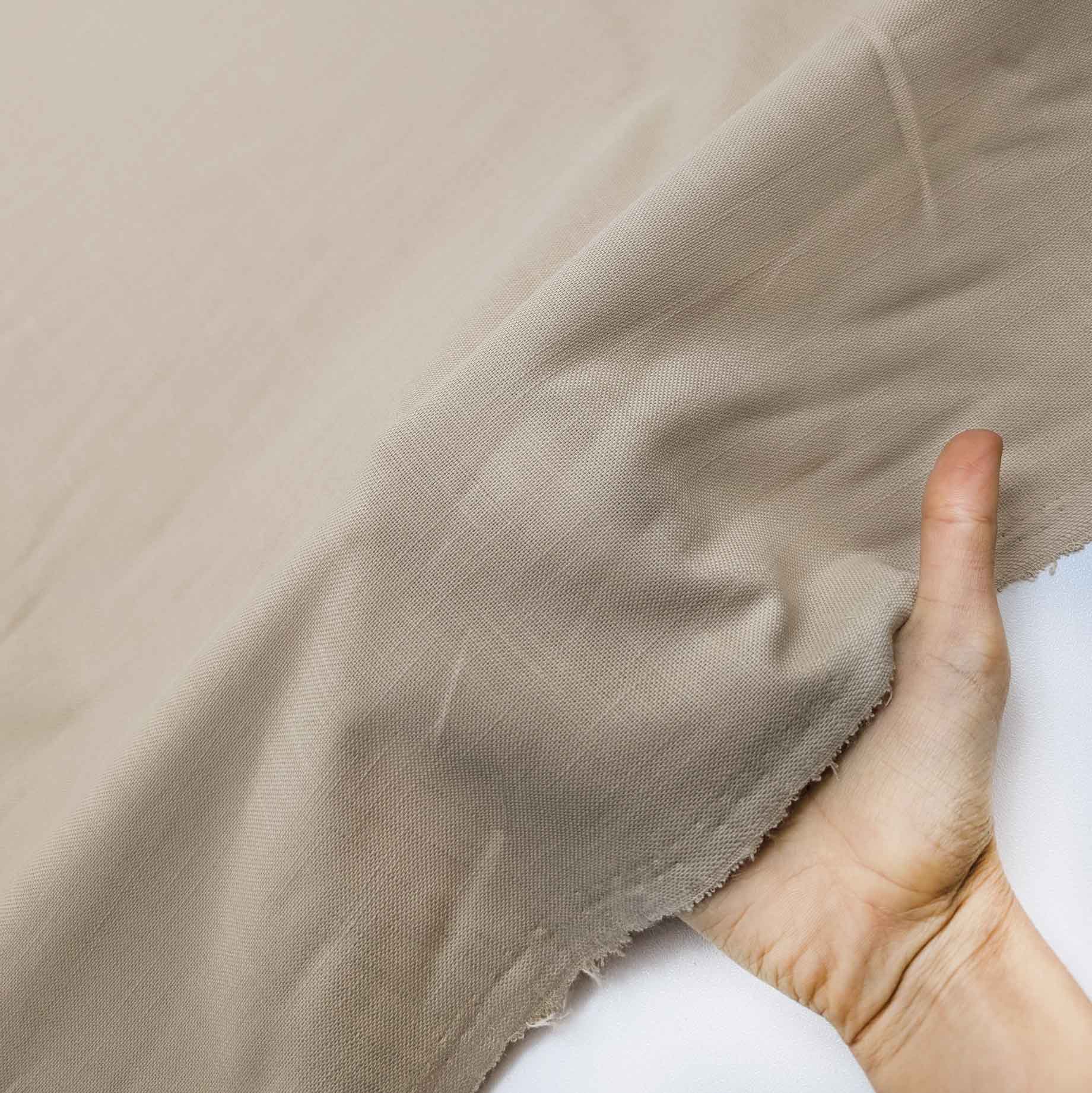 پارچه لینن کاغذی رنگ کاراملی 