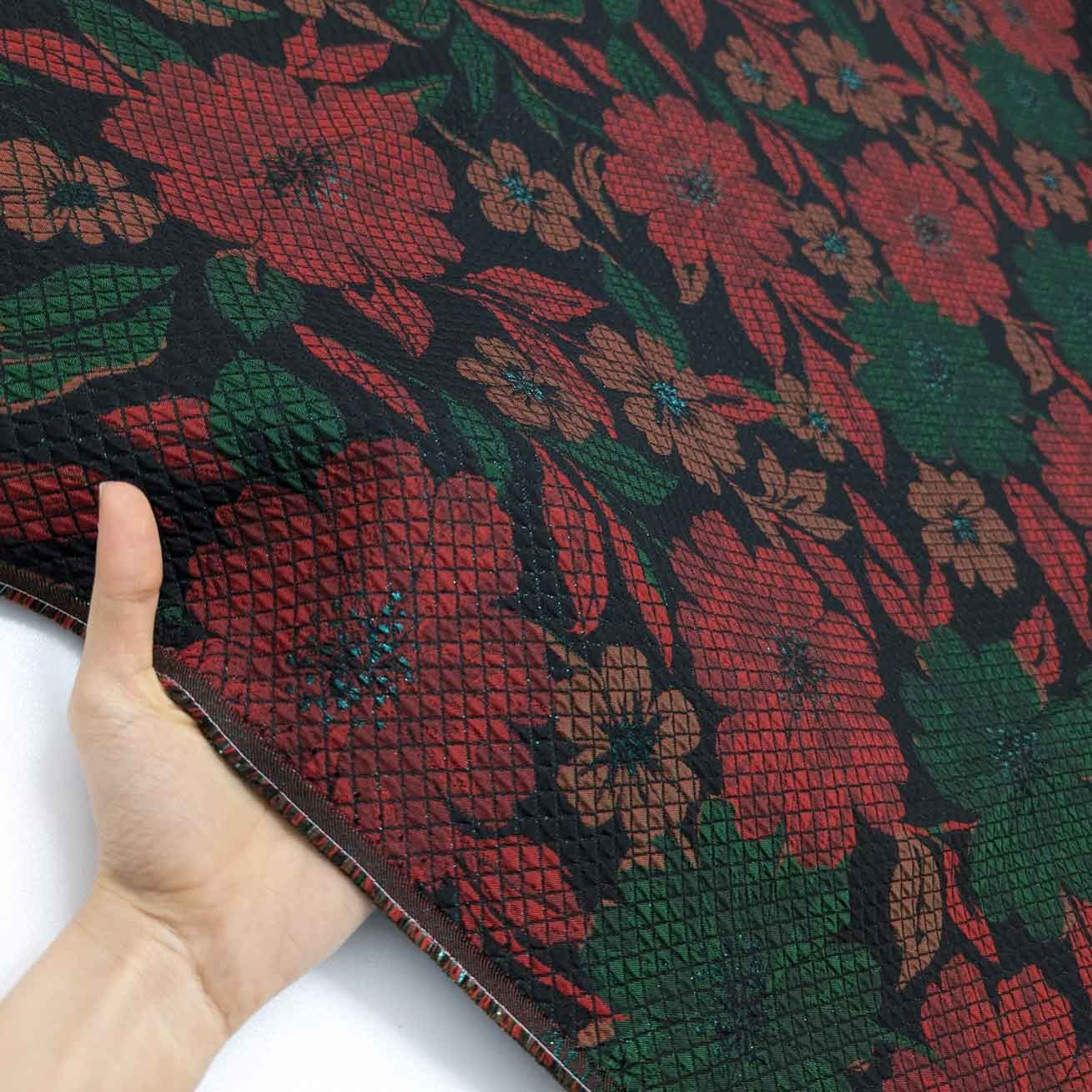 پارچه ژاکارد تافته پیکسلی 240 رنگ 5 