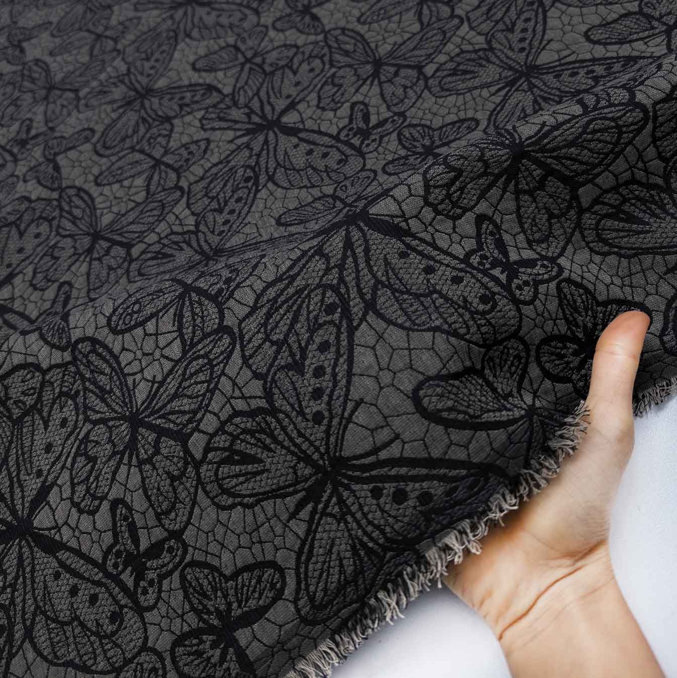 پارچه ژاکارد کتان 242 رنگ 4 