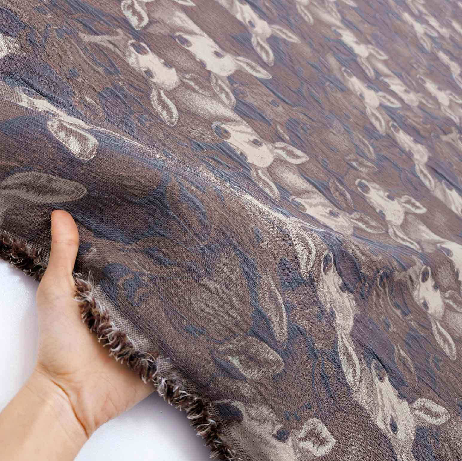 پارچه ژاکارد کتان 243 رنگ 4 