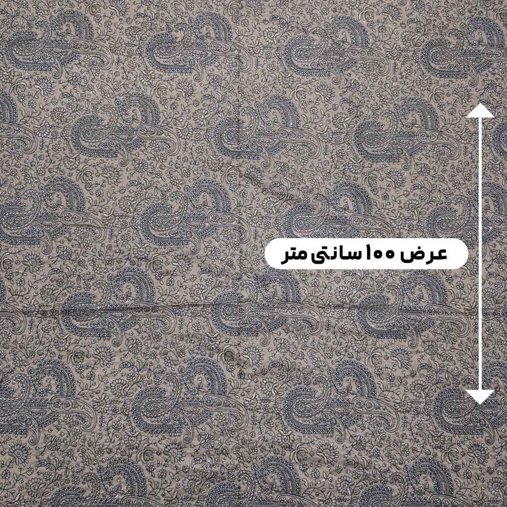 پارچه ابریشم سوزن دوزی هندی رنگ 1-2 