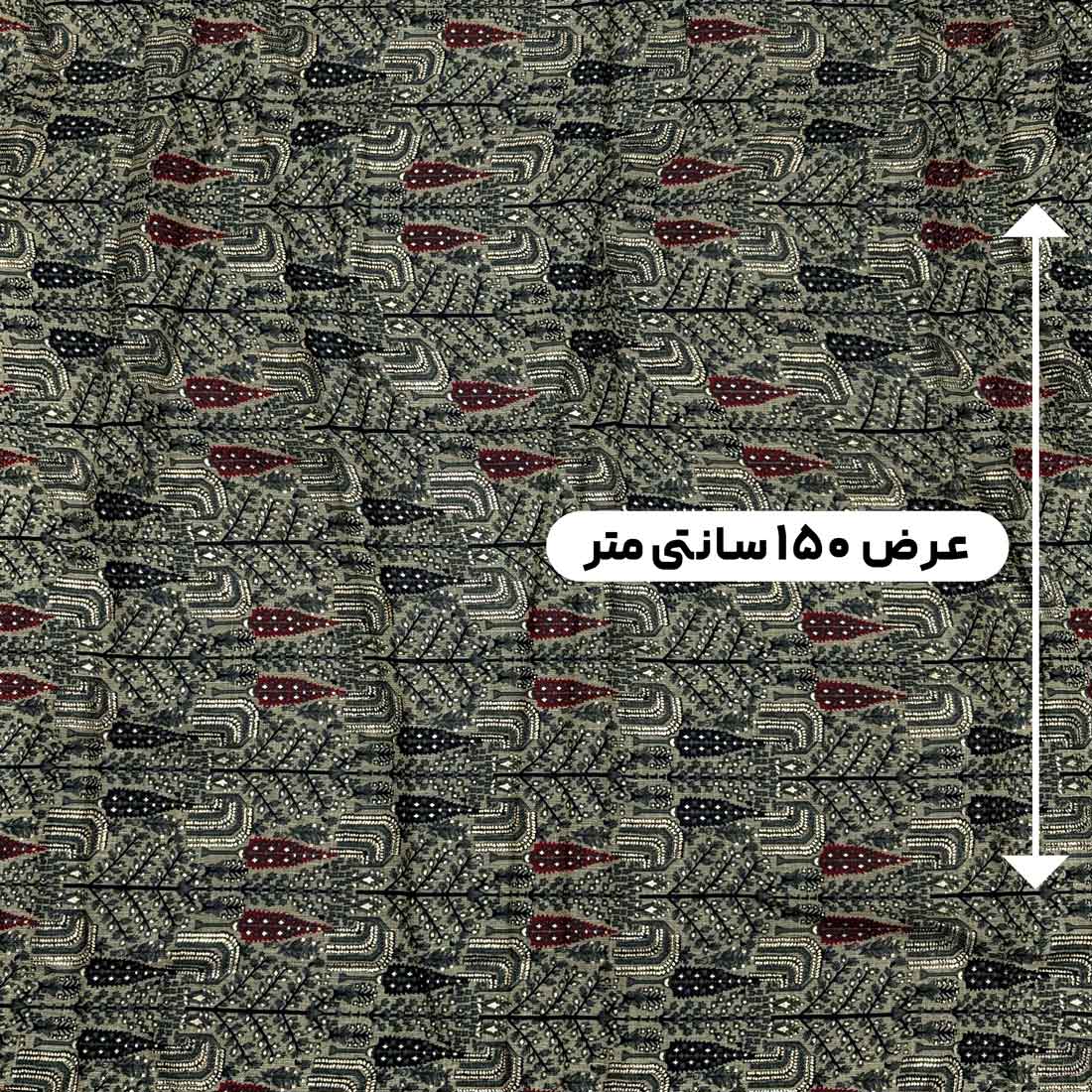 پارچه نخی باتیک هندی طرح 4 رنگ 4-1 