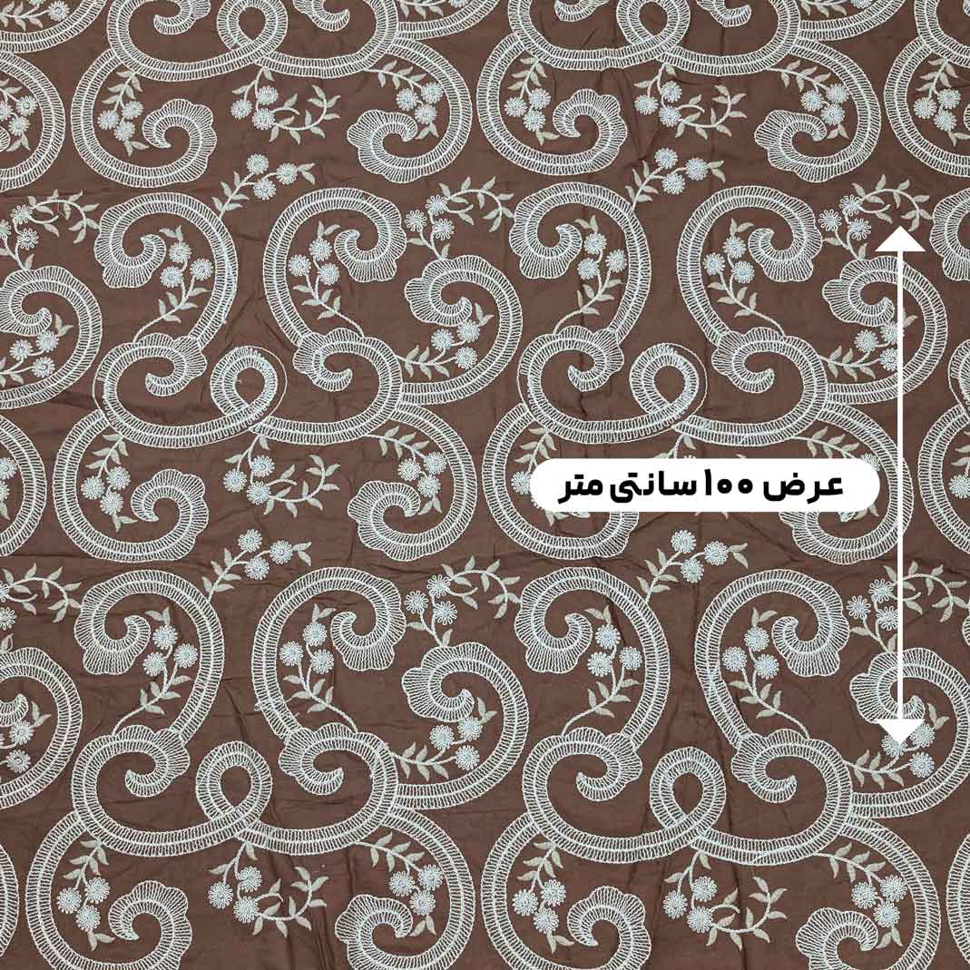 پارچه لینن سوزن دوزی هندی 143 رنگ 138-5 
