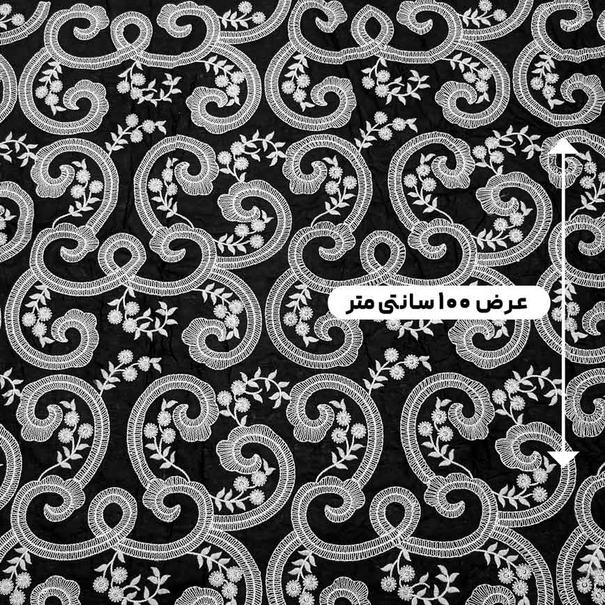 پارچه لینن سوزن دوزی هندی 143 رنگ 138-1 